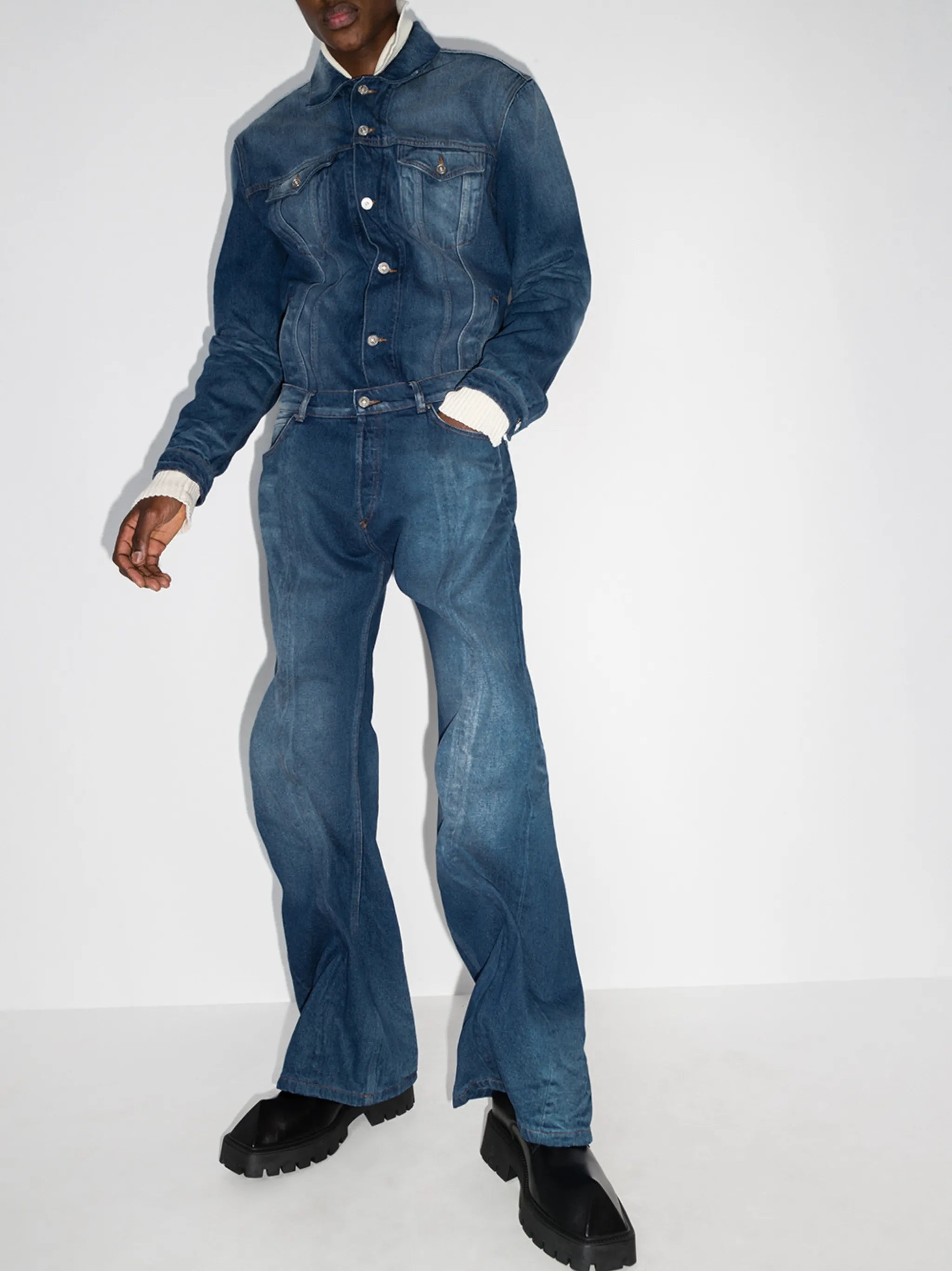 Wire straight leg jeans