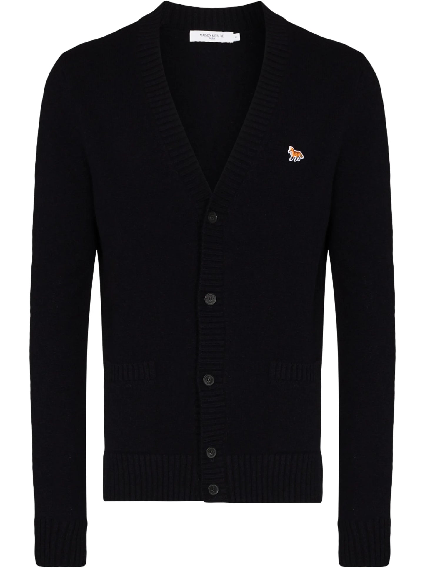 Fox Patch V-neck cardigan