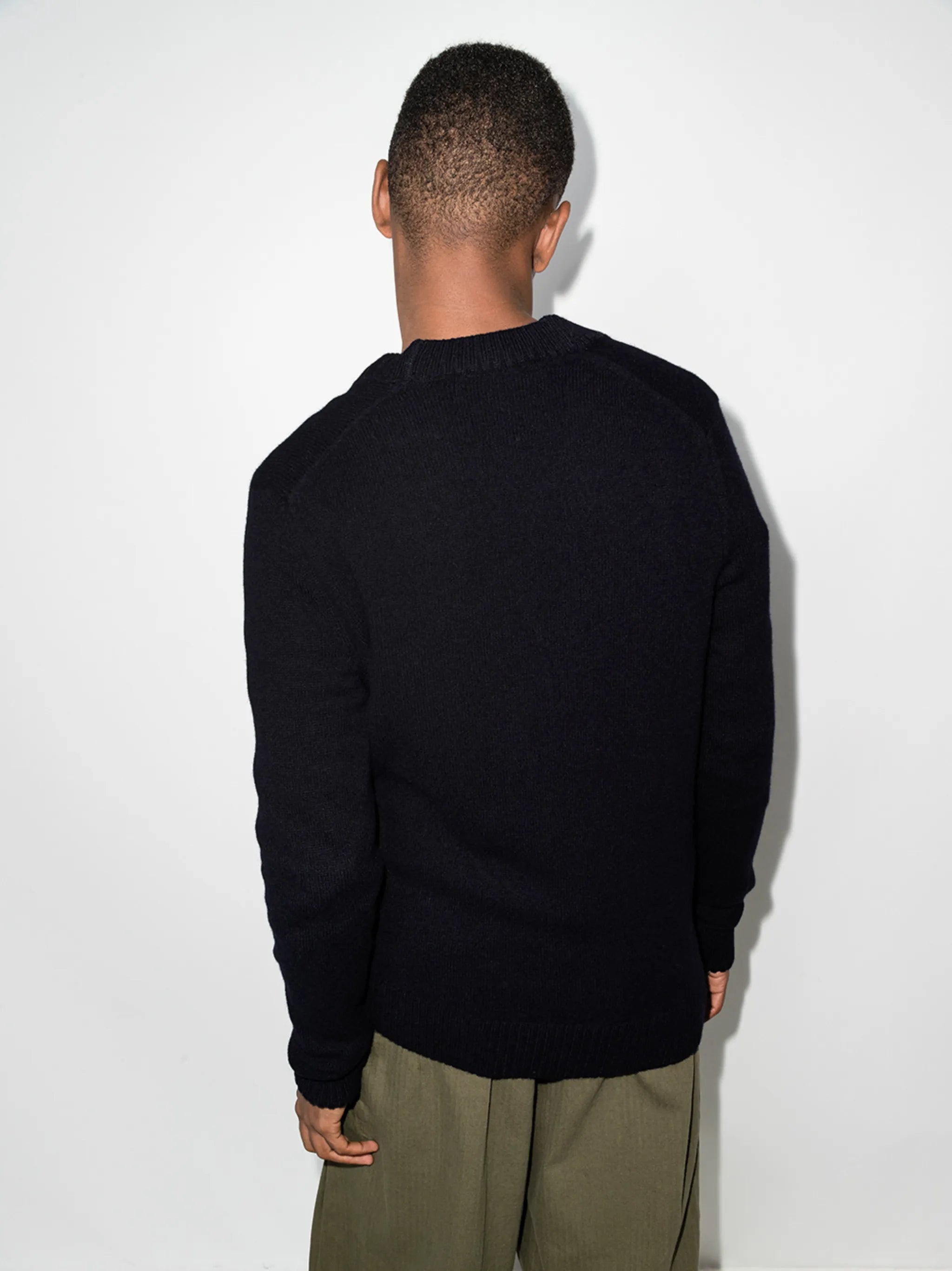 Fox Patch V-neck cardigan