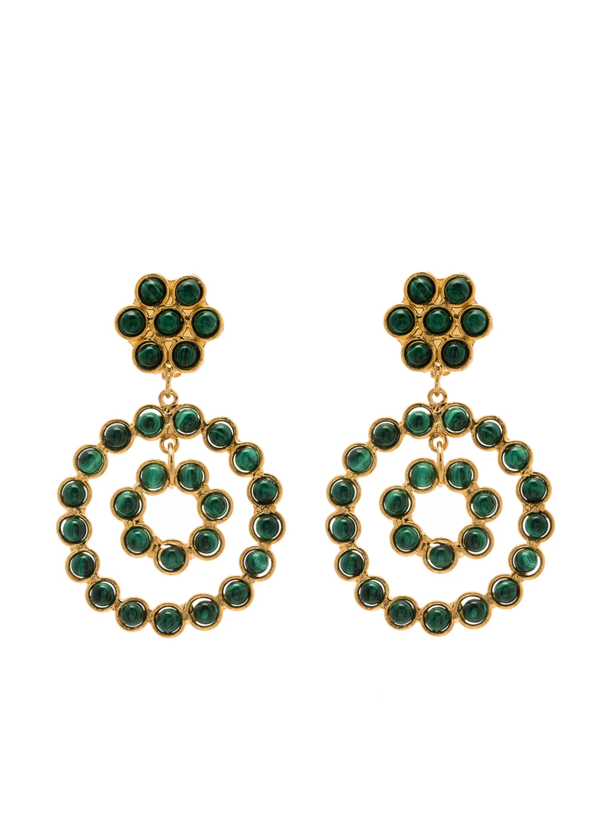 flower candies drop earrings