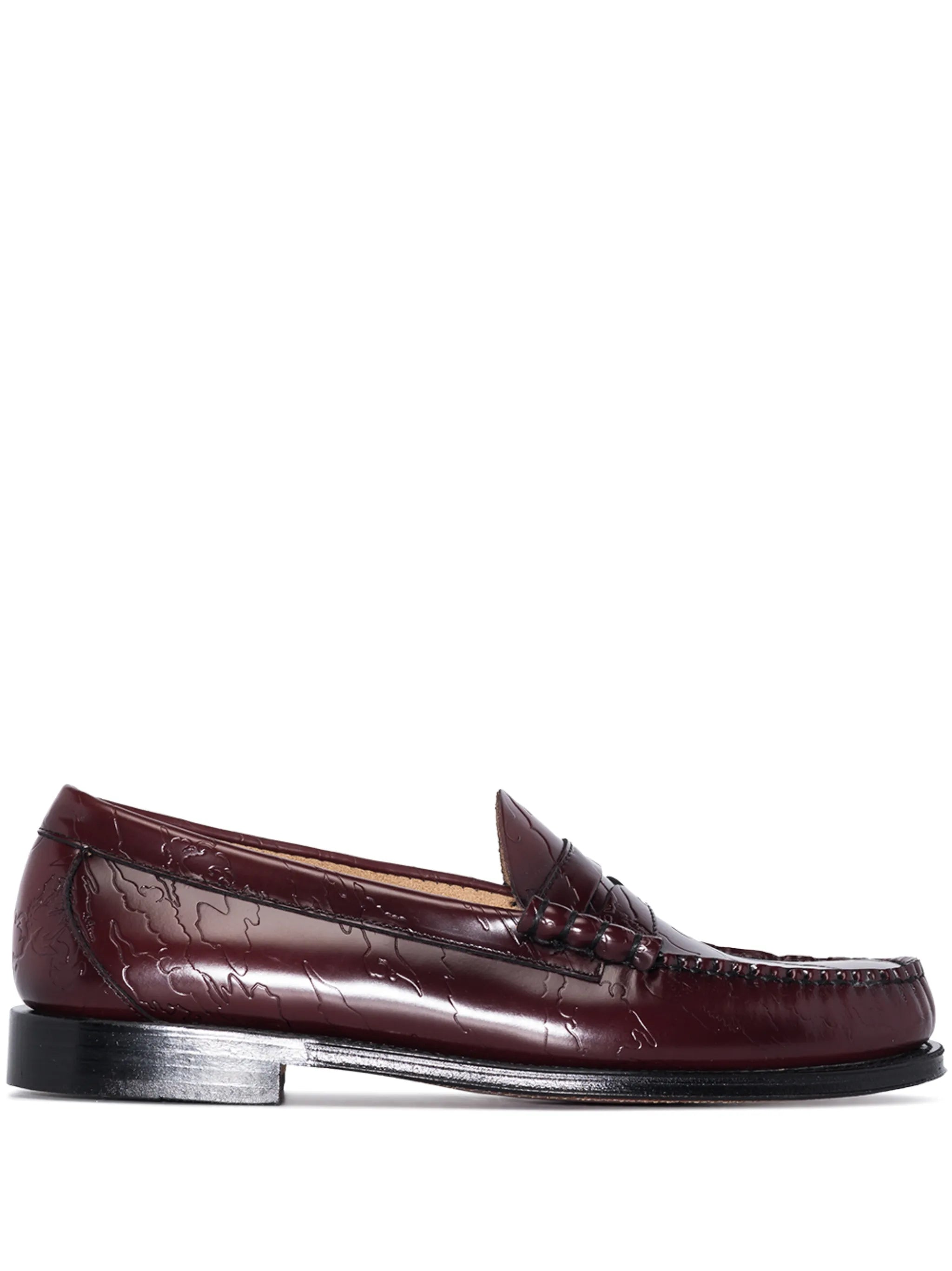 x Maharishi Weejun Larson embossed loafers