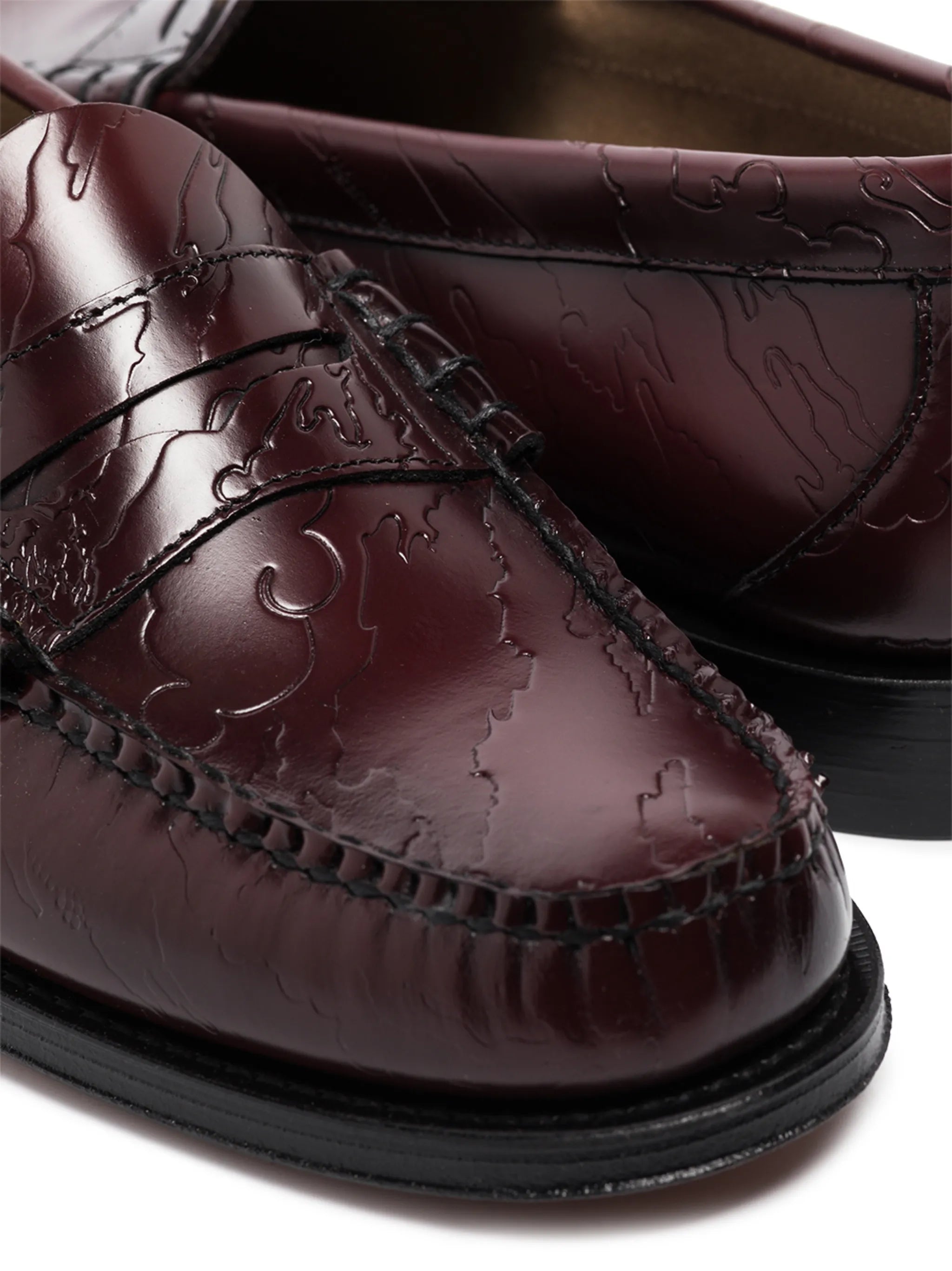 x Maharishi Weejun Larson embossed loafers