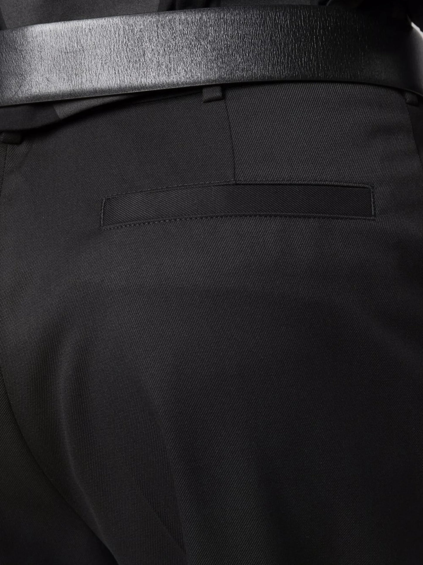 wide-leg tailored trousers