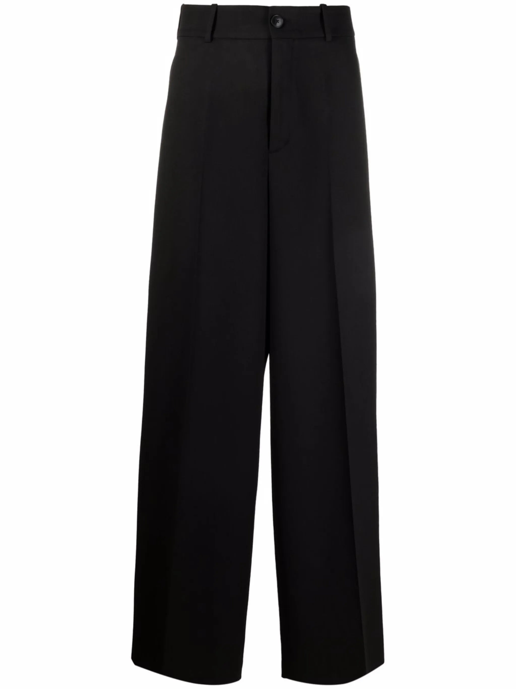 wide-leg tailored trousers
