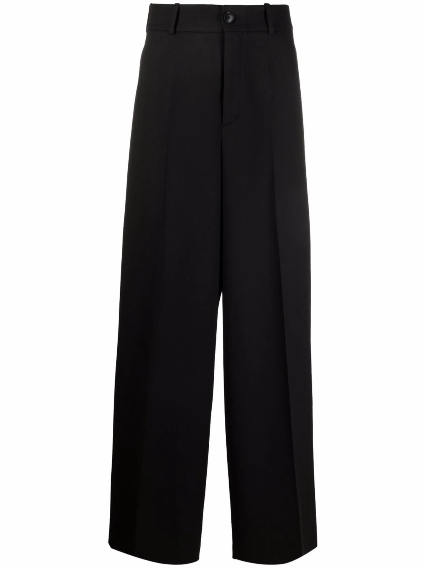 wide-leg tailored trousers