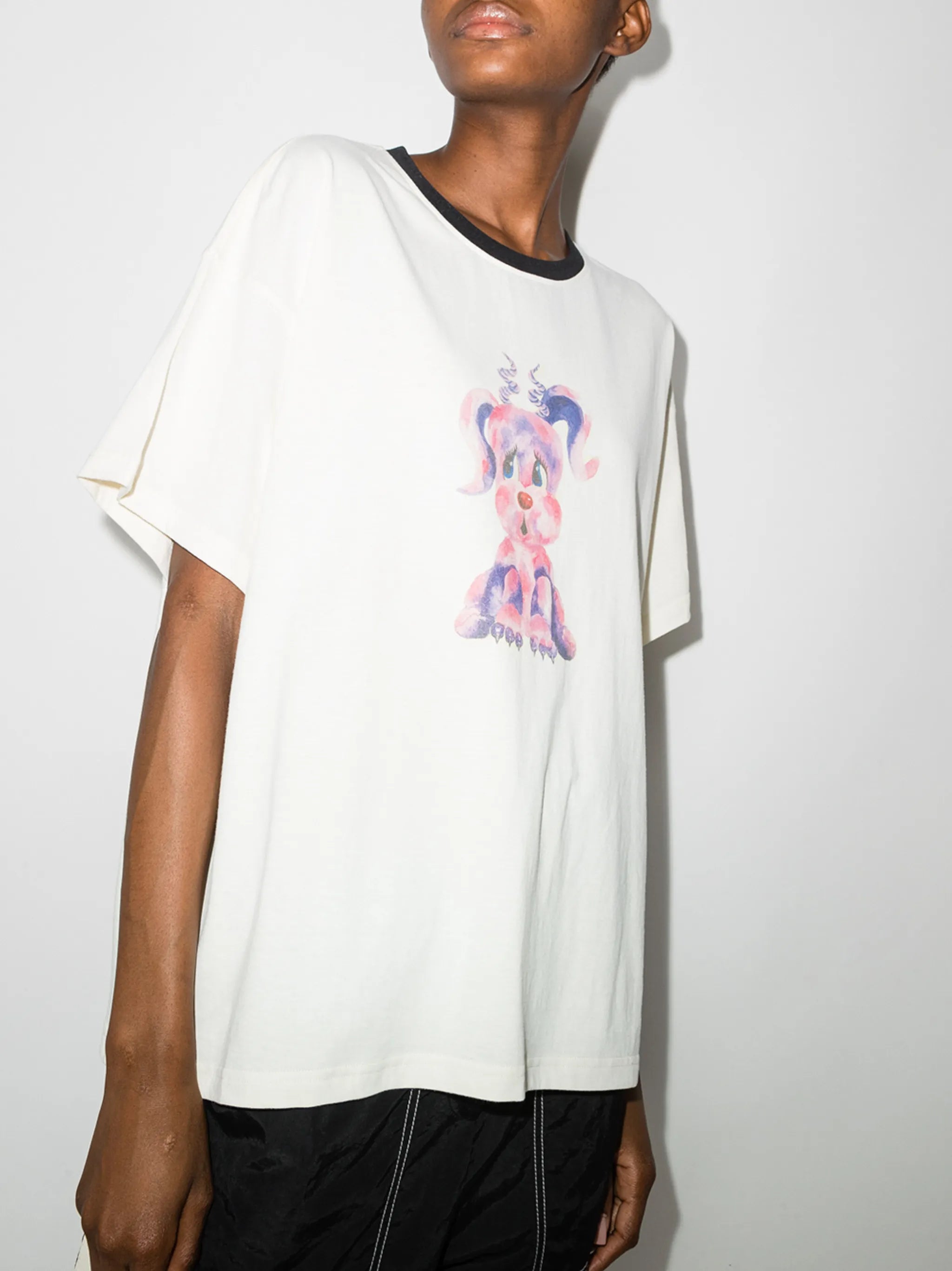 Monster crew-neck T-shirt