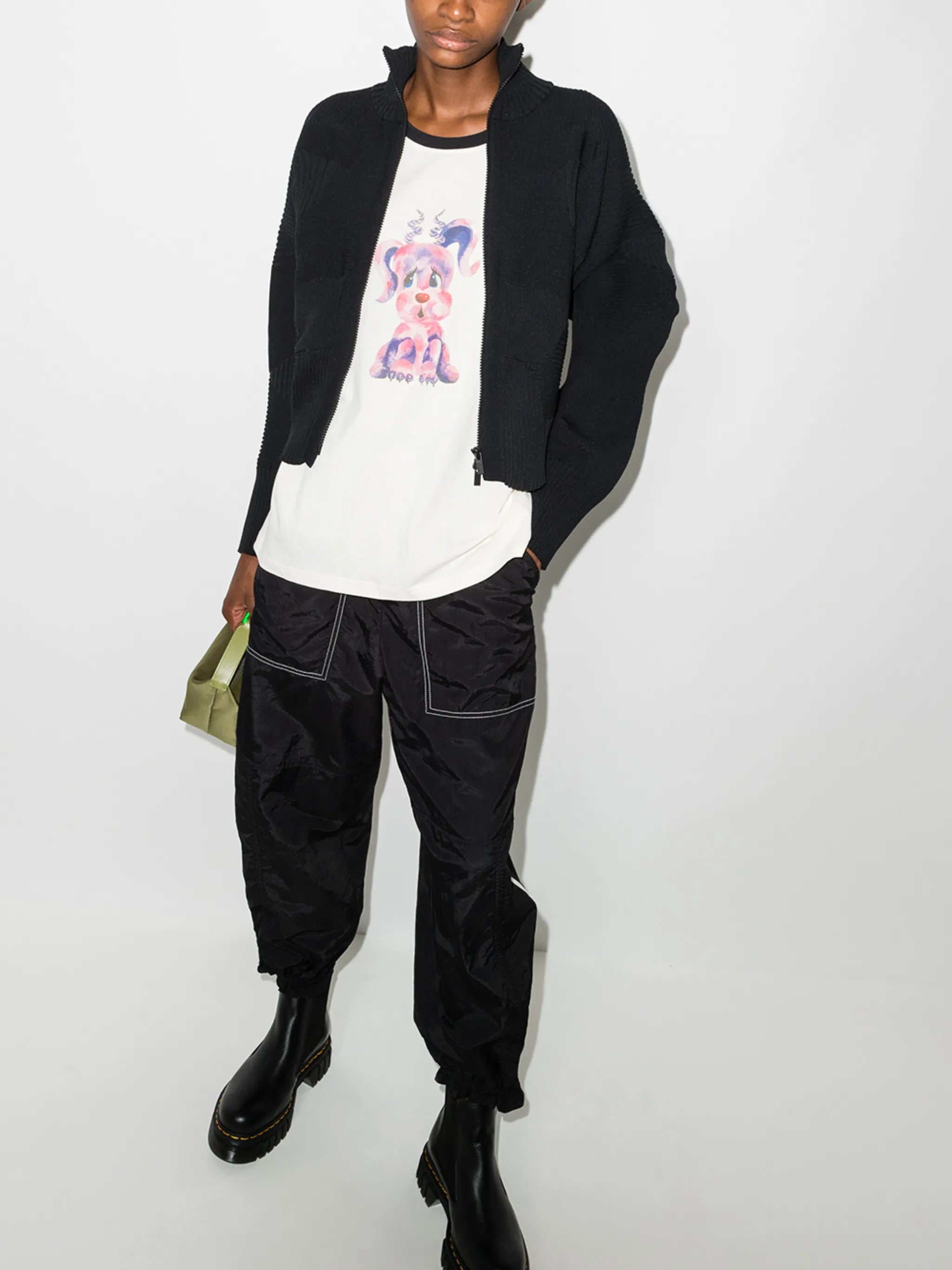 Monster crew-neck T-shirt
