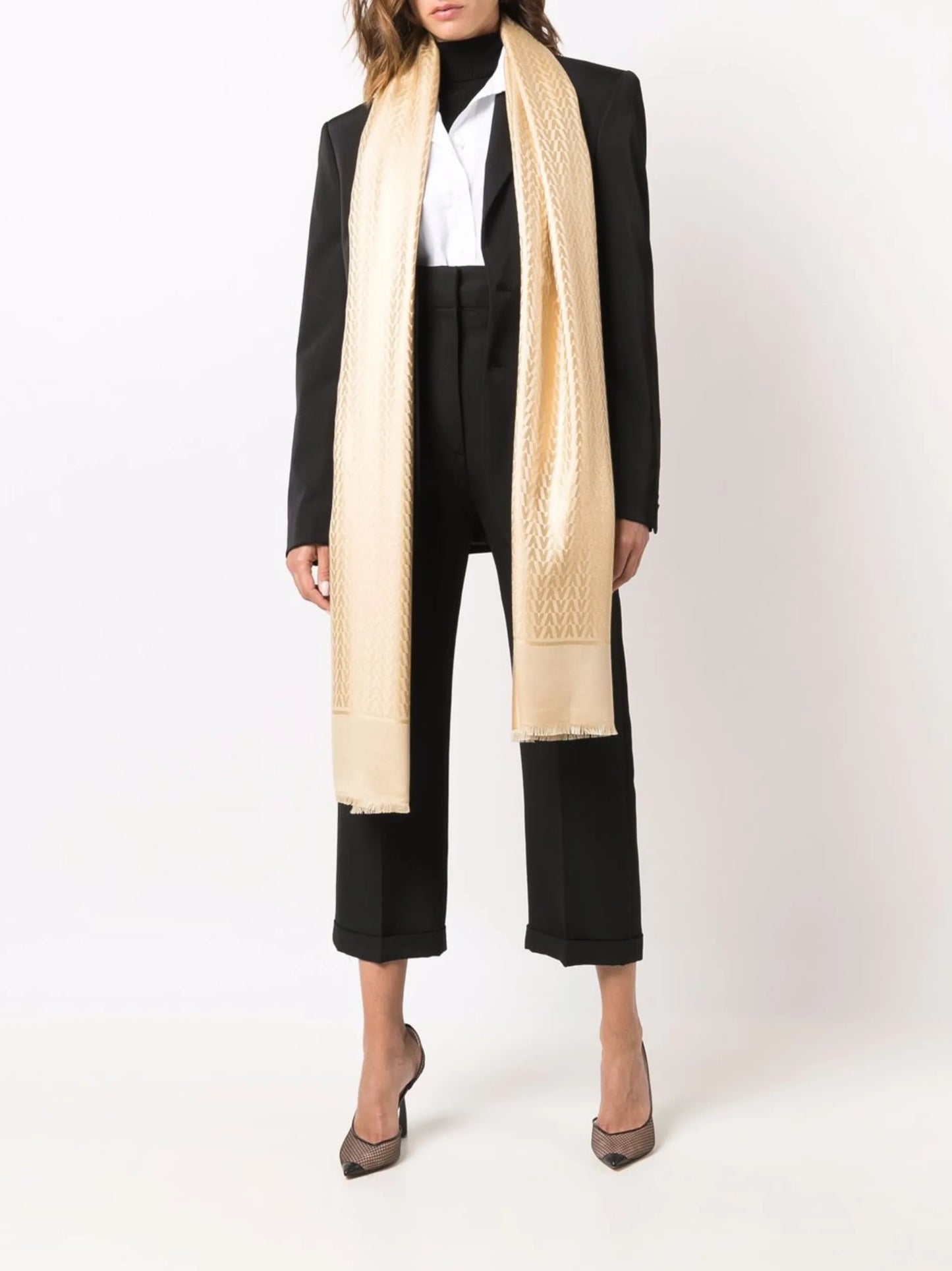 Optical print scarf
