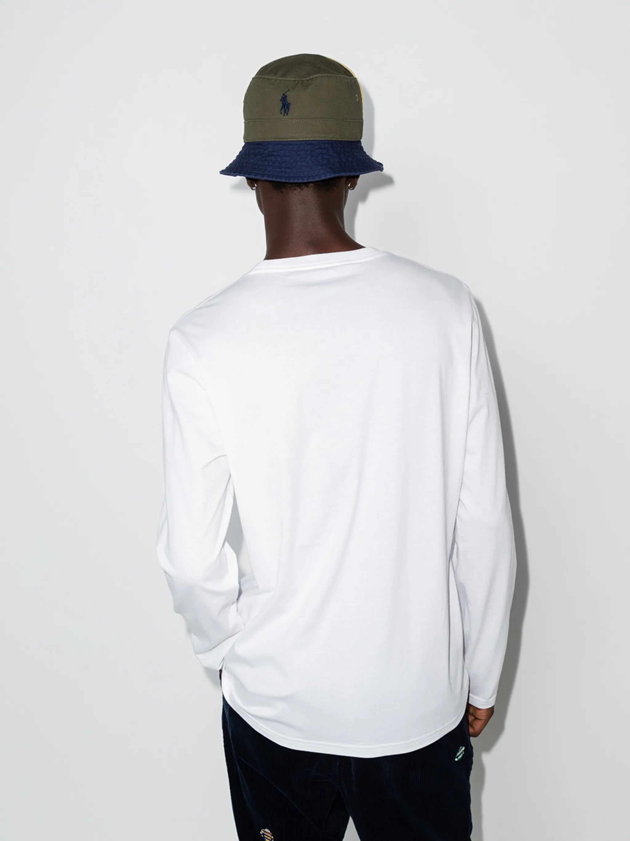 logo-embroidered long-sleeve T-shirt