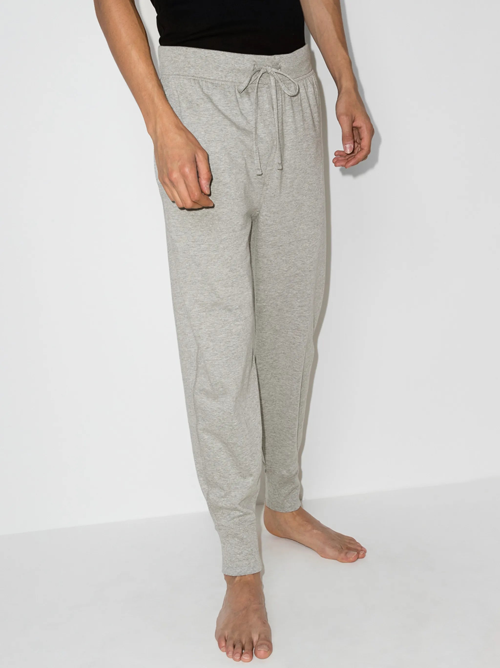 logo-embroidered tapered track pants