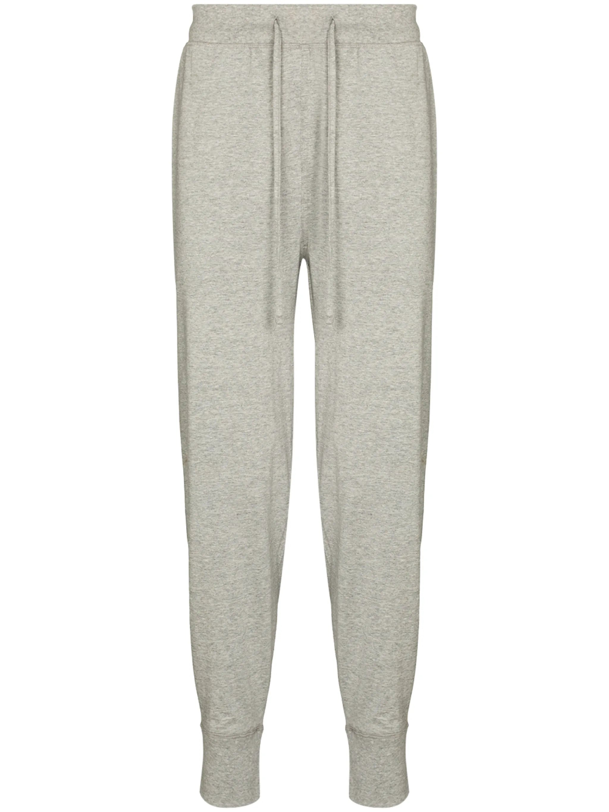 logo-embroidered tapered track pants