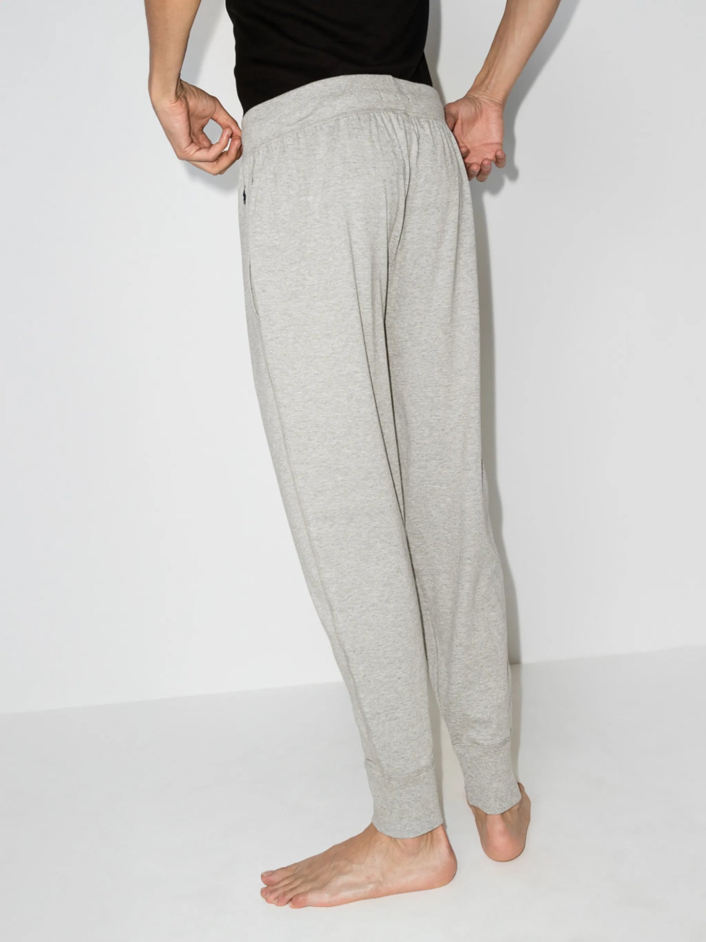 logo-embroidered tapered track pants