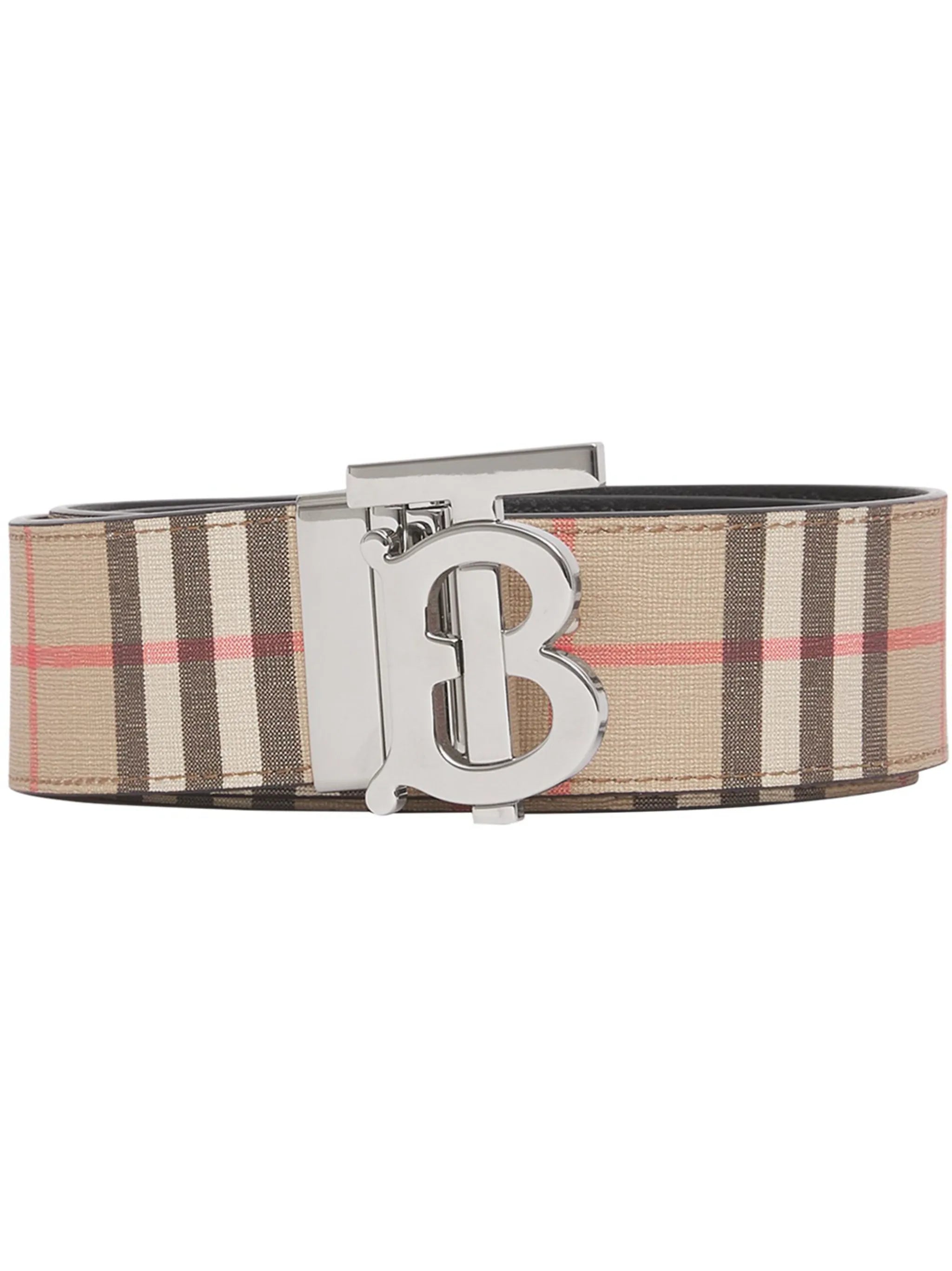 reversible monogram-plaque Vintage Check belt