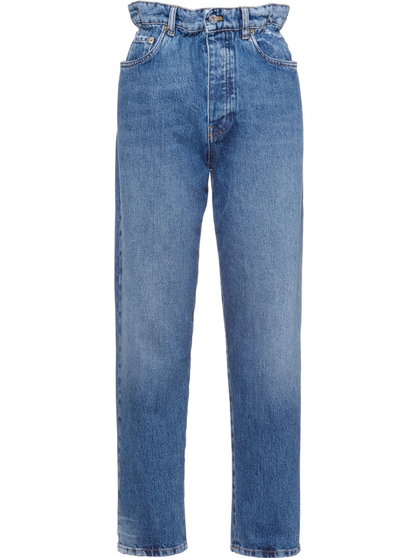 paperbag high-waist jeans