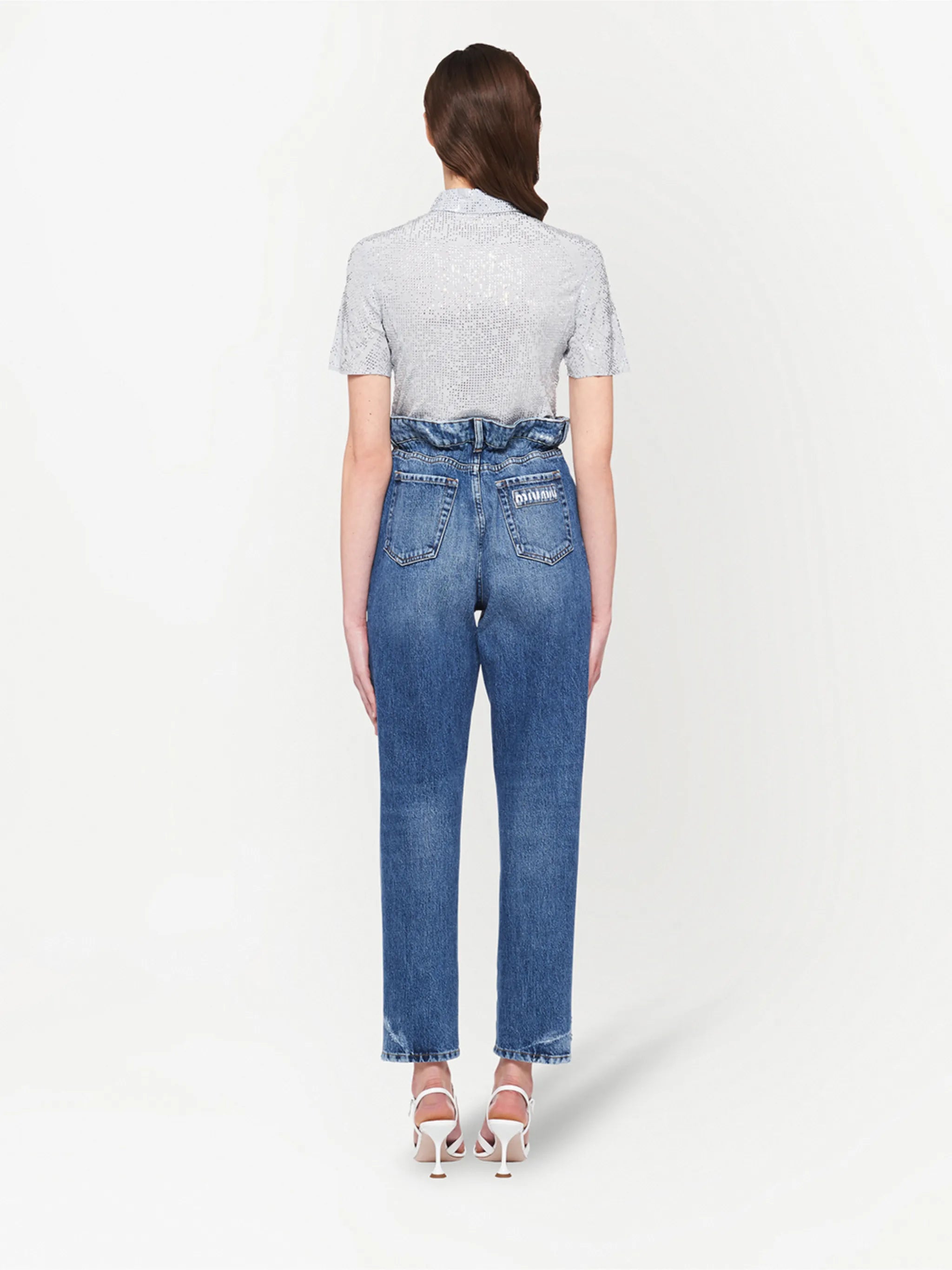 paperbag high-waist jeans