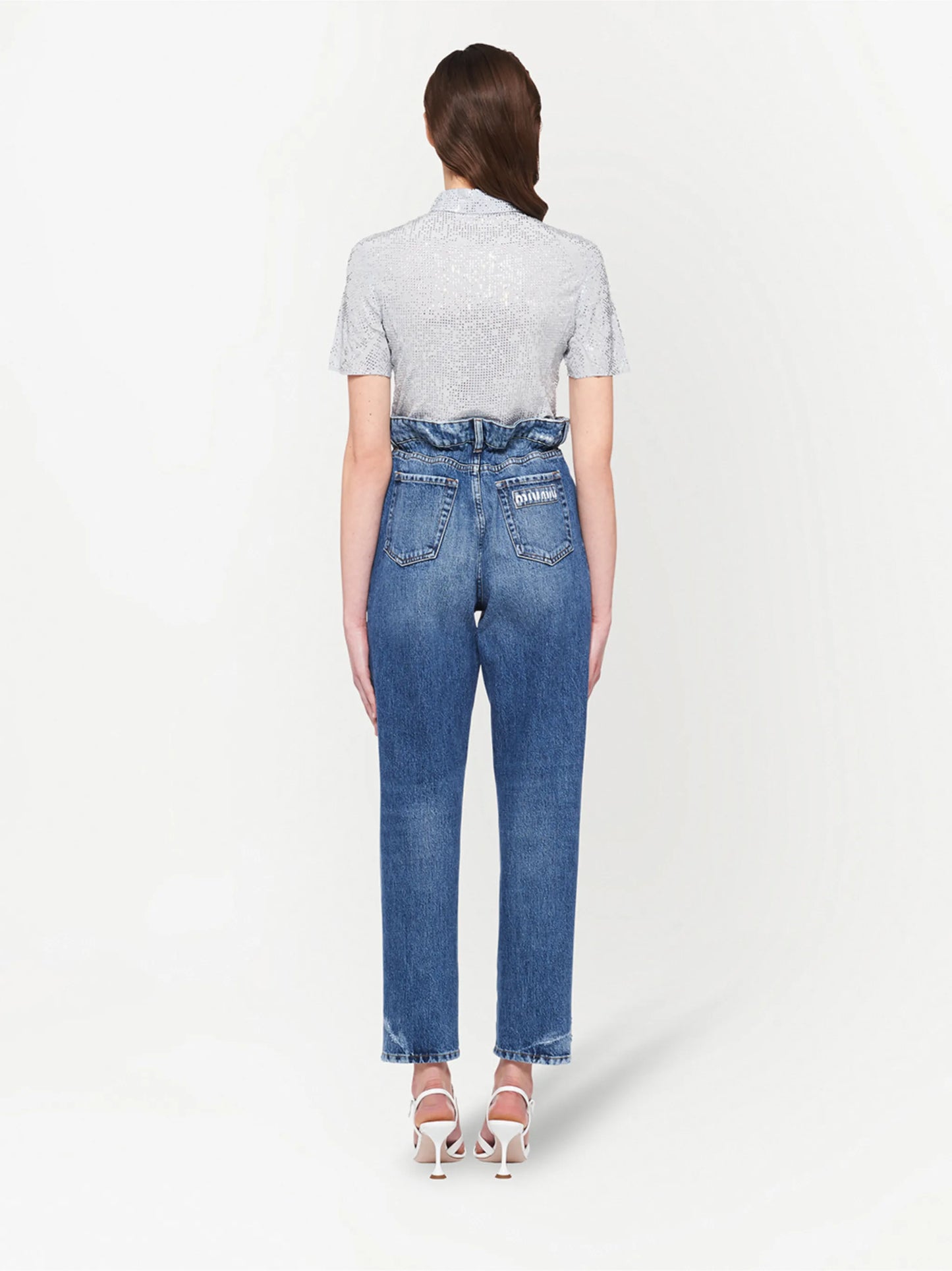 paperbag high-waist jeans