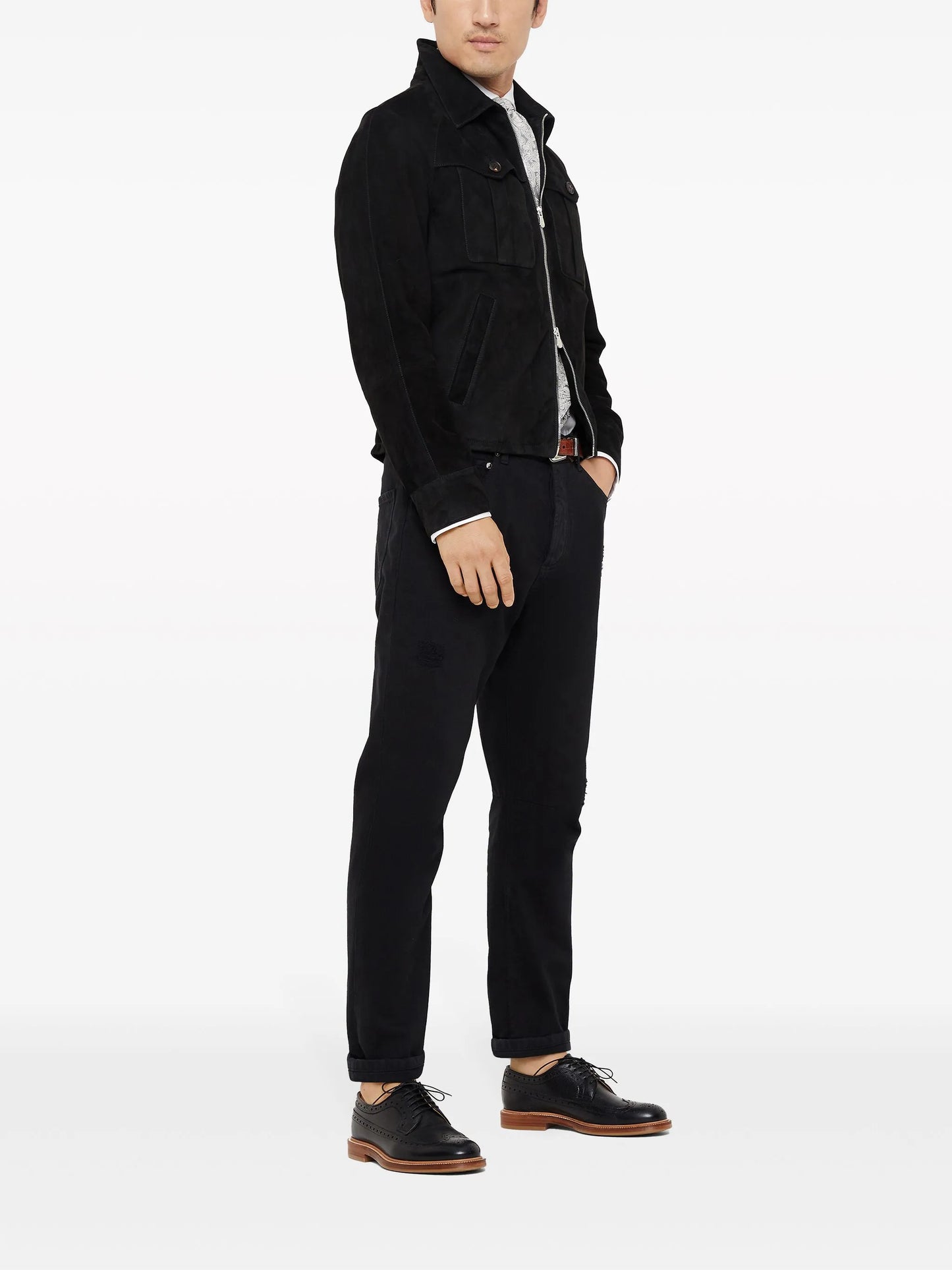 long-sleeve cotton shirt