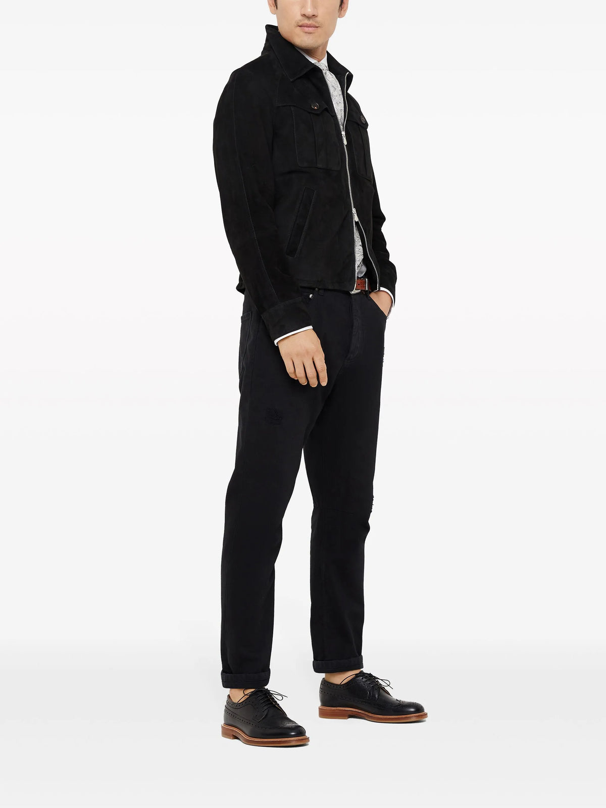 button-up cotton shirt