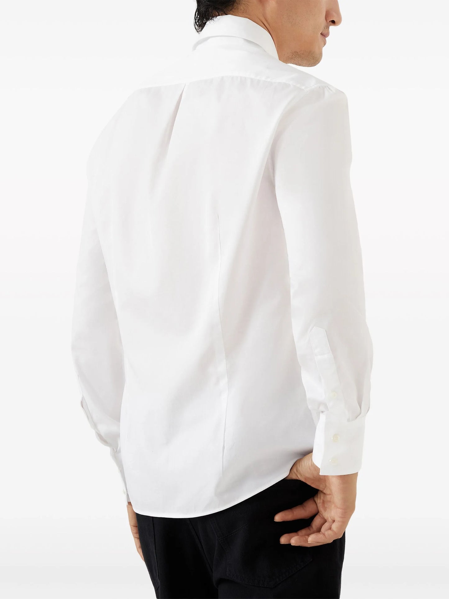 long-sleeve cotton shirt