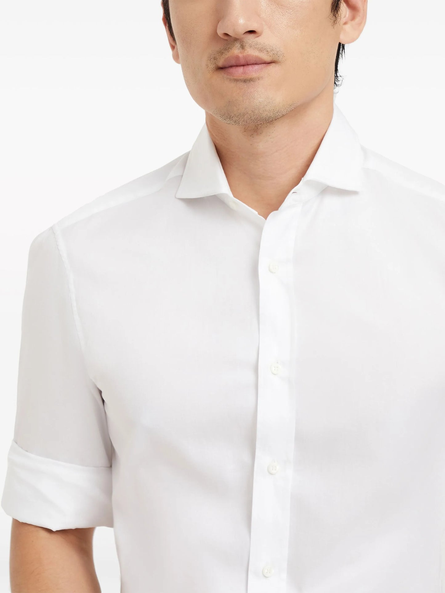 long-sleeve cotton shirt