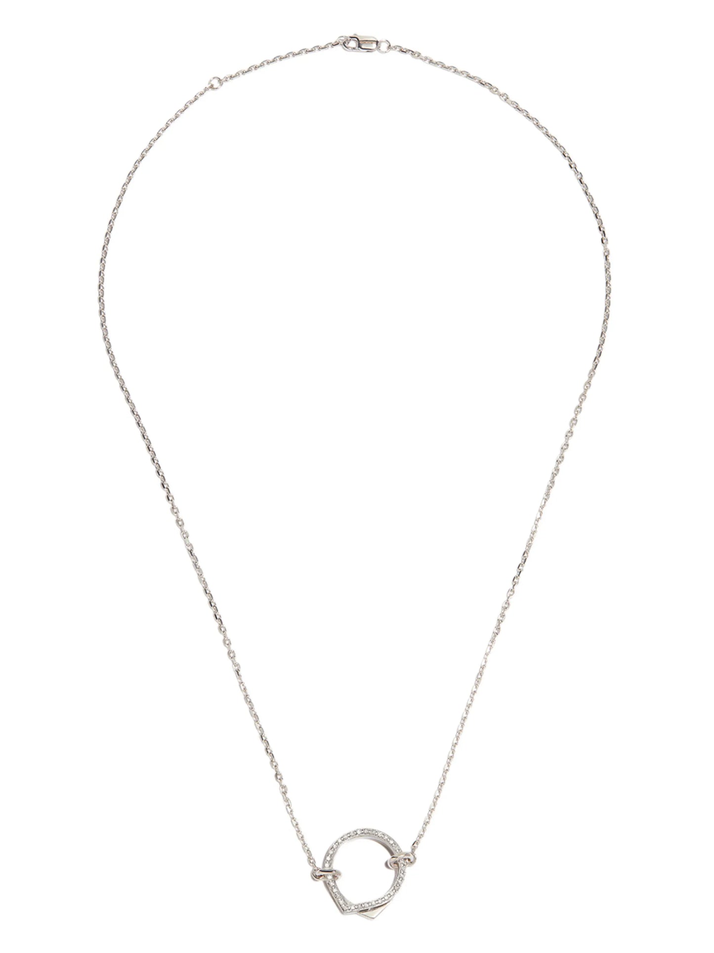 18kt white gold Antifer diamond necklace