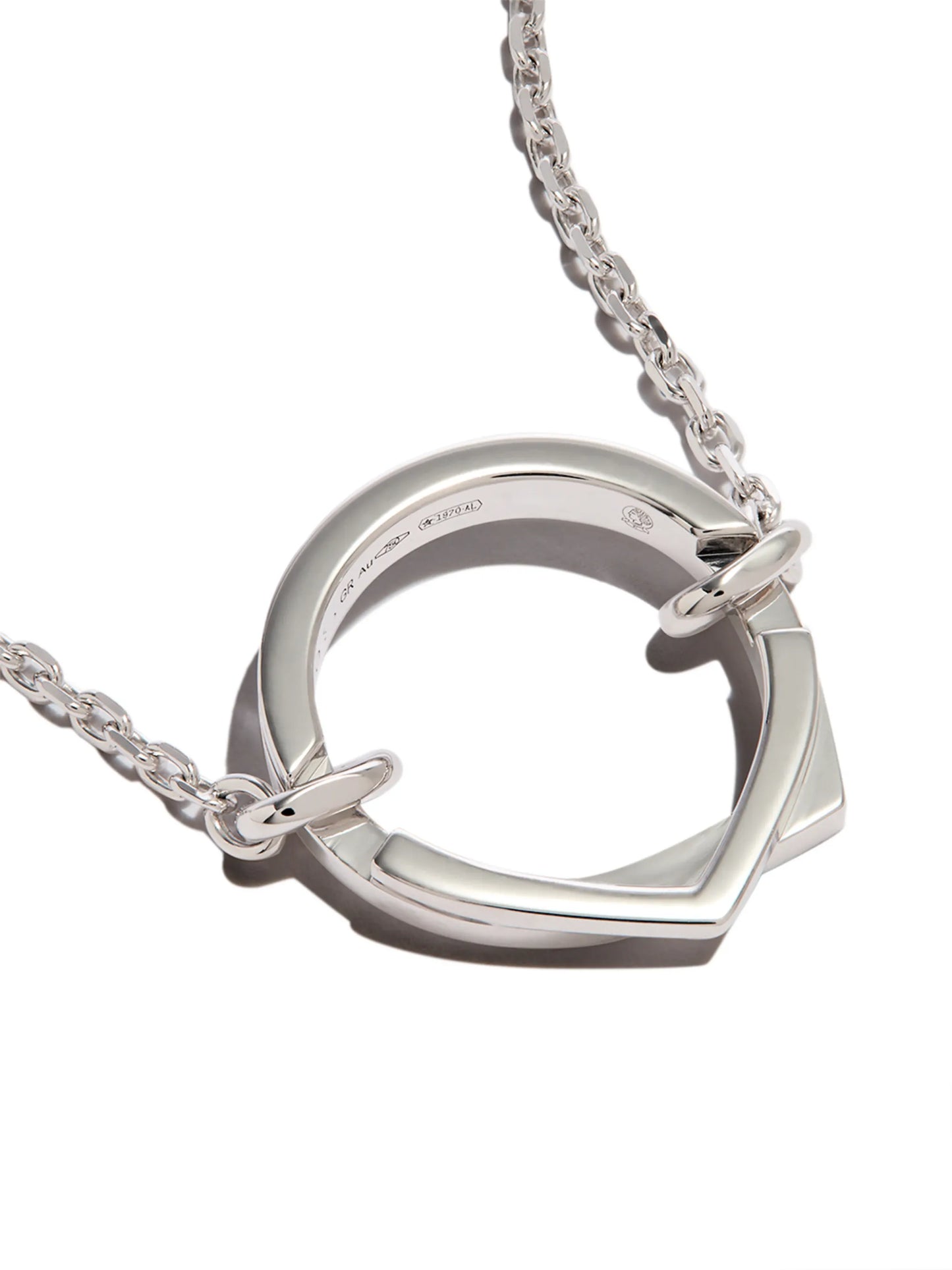 18kt white gold Antifer diamond necklace