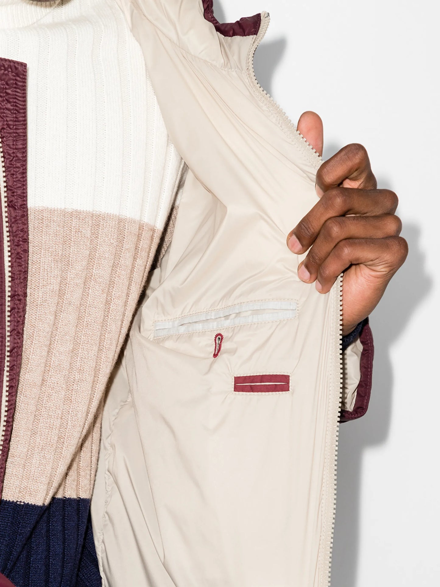 hooded padded jacket