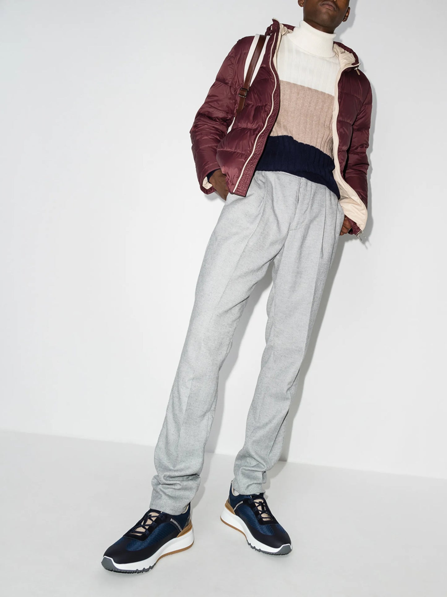 hooded padded jacket