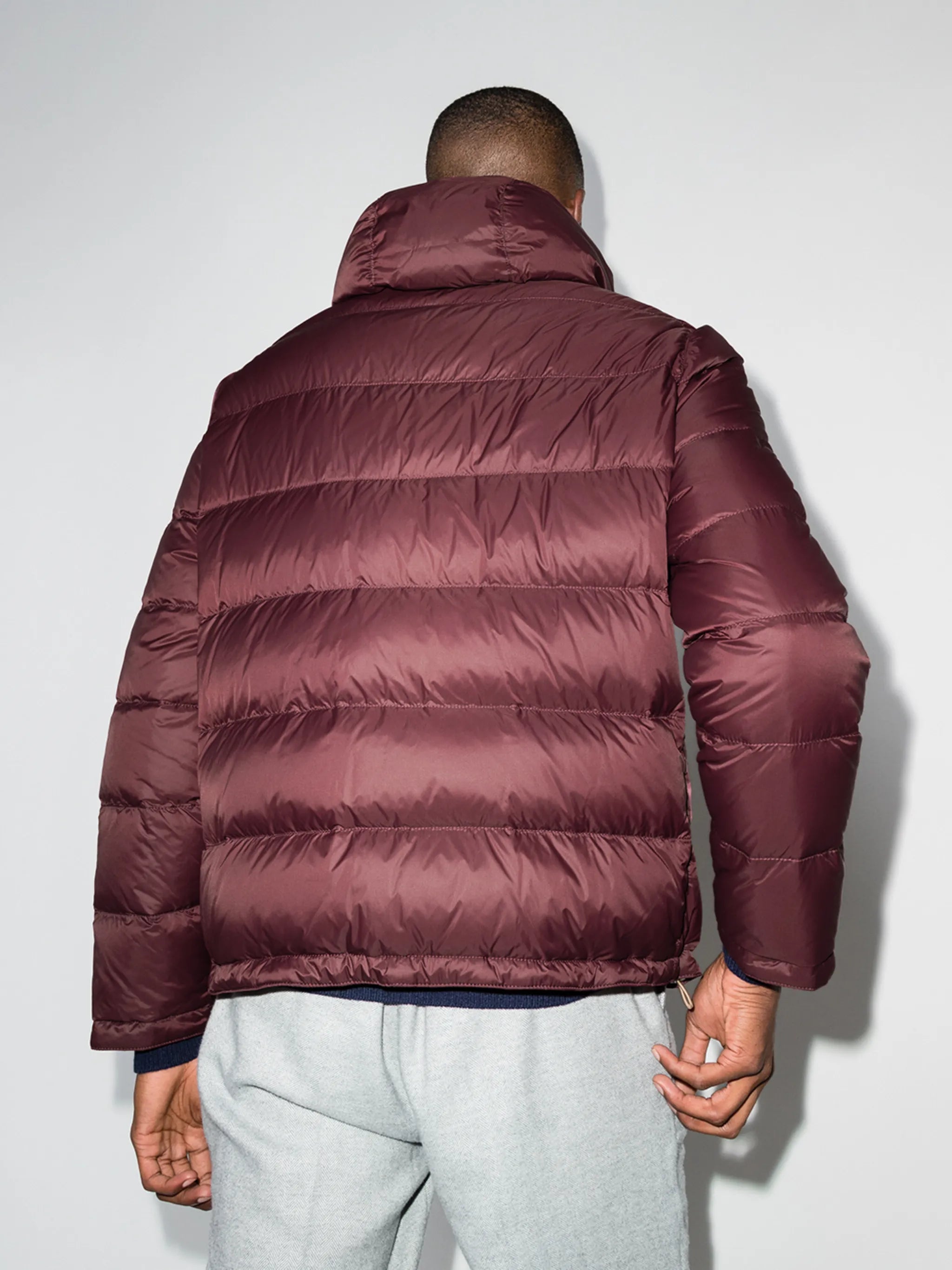 hooded padded jacket