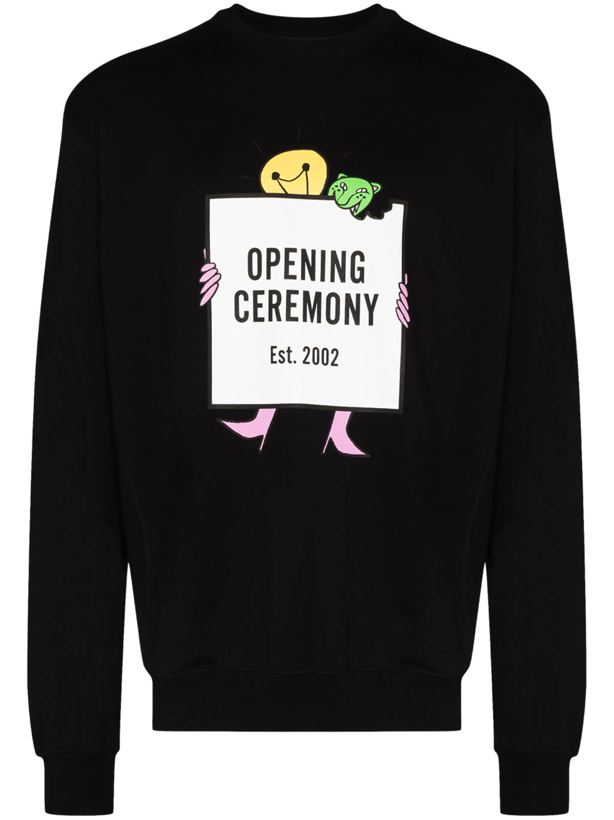 lightbulb crew neck sweatshirt