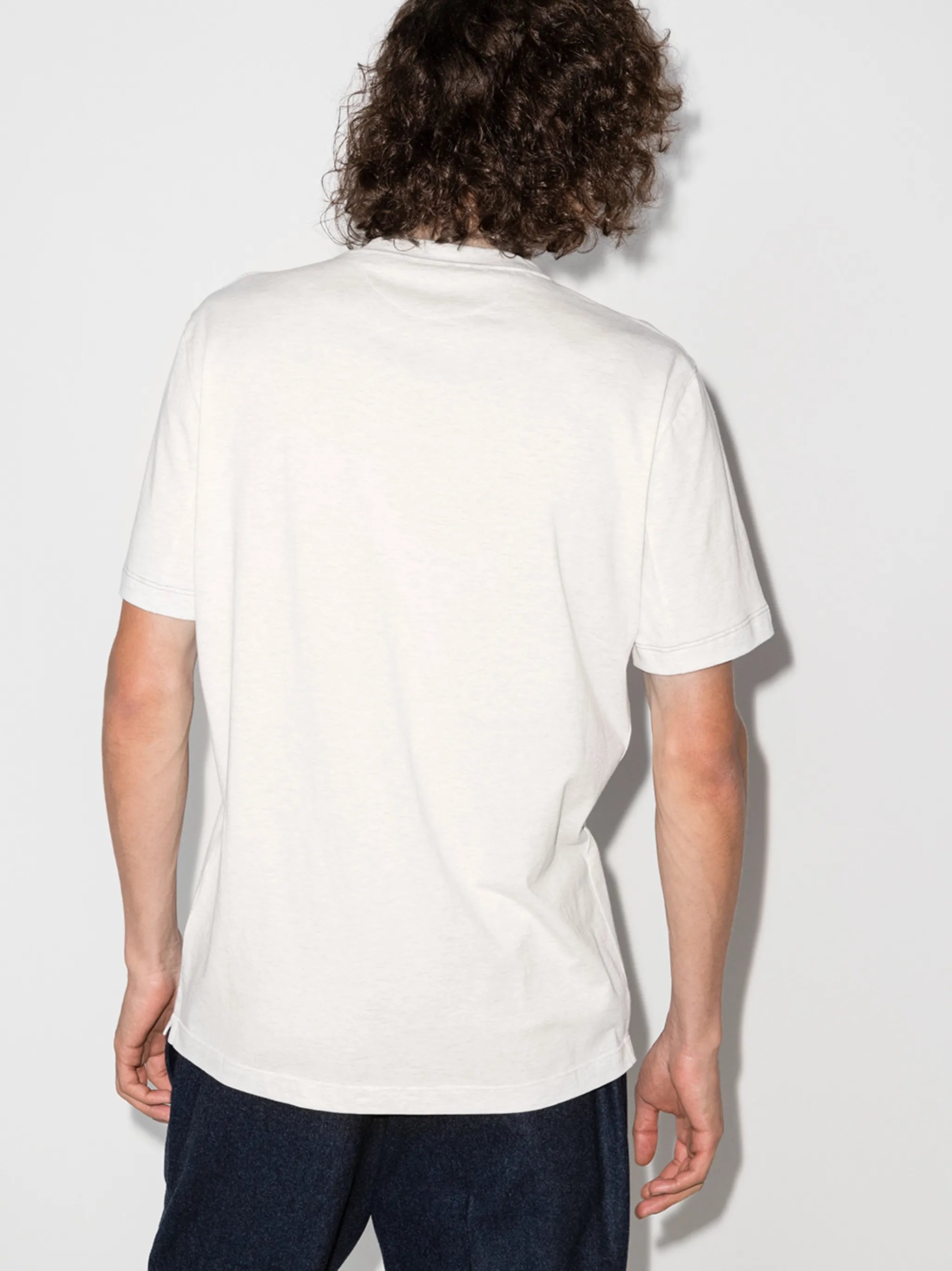 logo-embroidered T-shirt