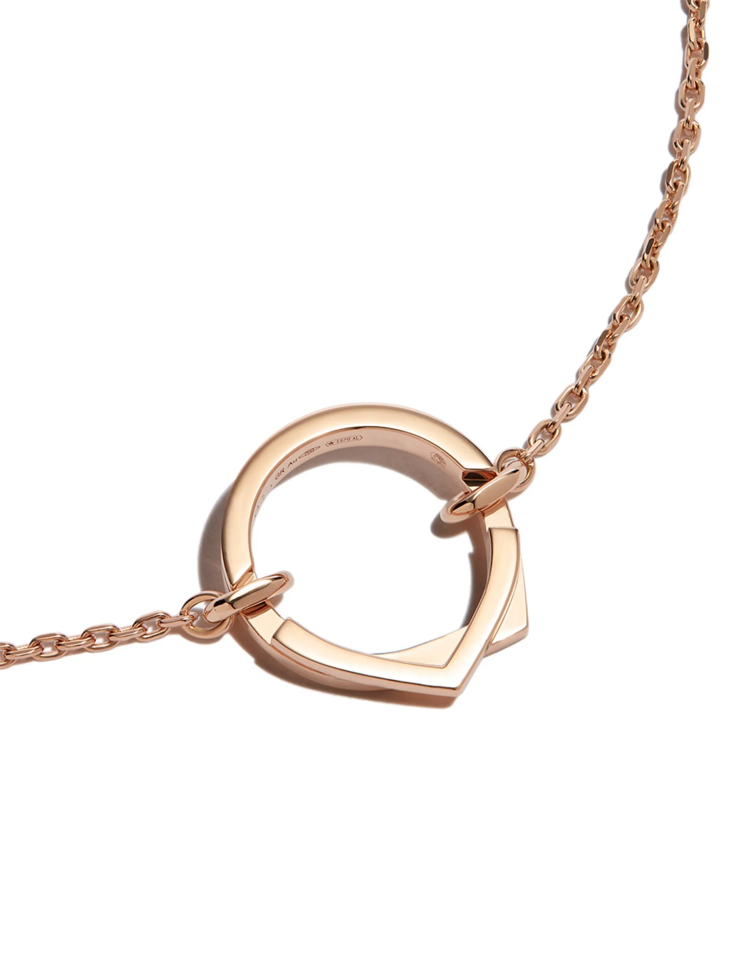 18kt rose gold Antifer diamond necklace