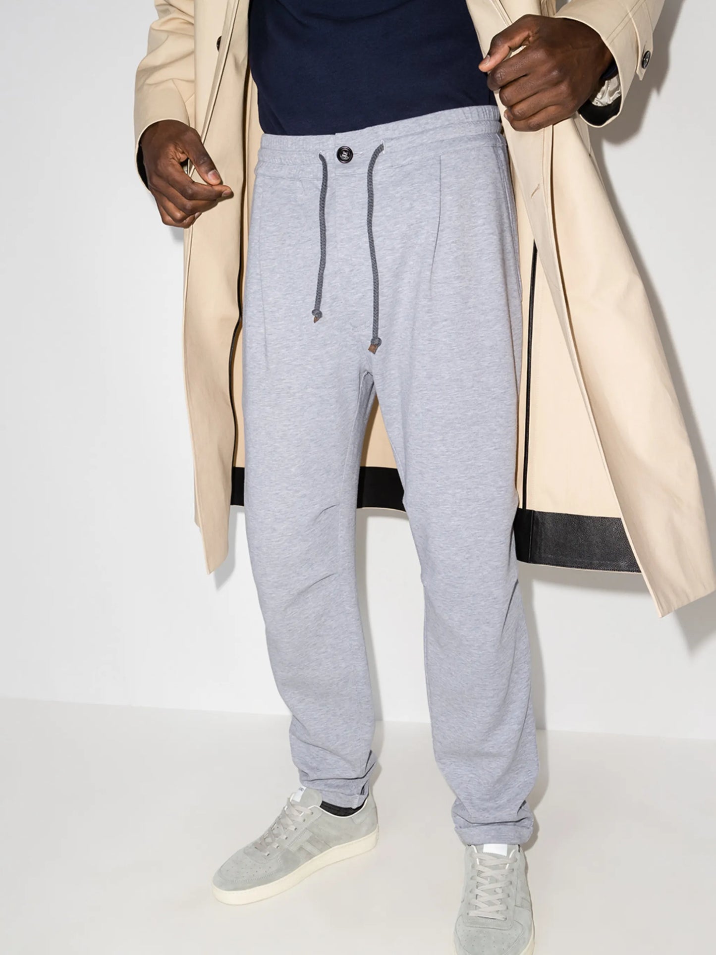 tailored drawstring track pants