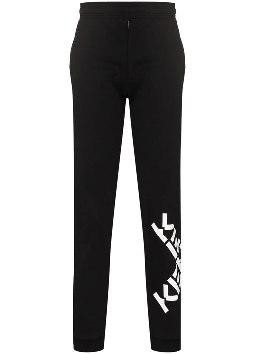 cross logo track pants