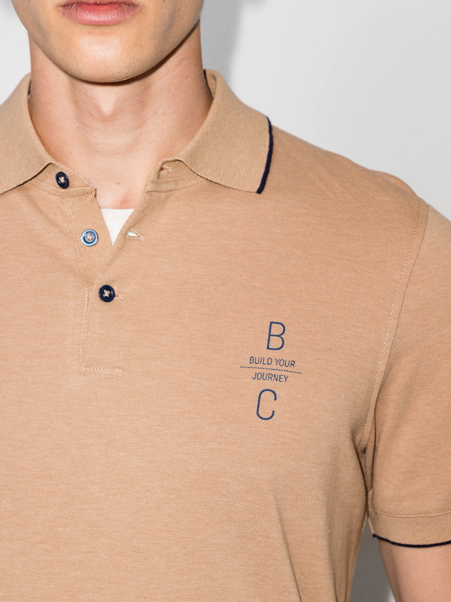 logo-embroidered short-sleeve polo shirt