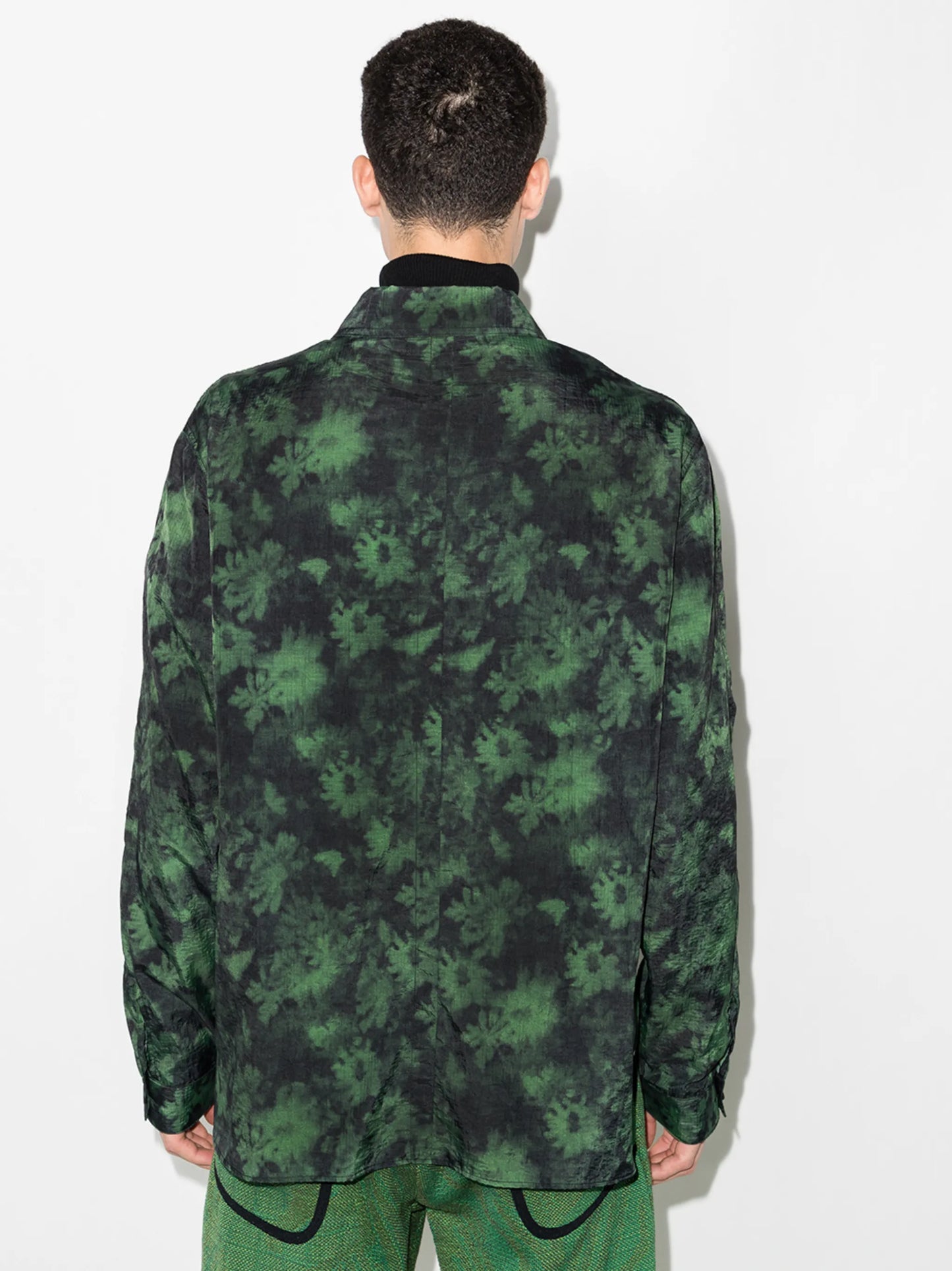 Ghost Flower buttoned shirt