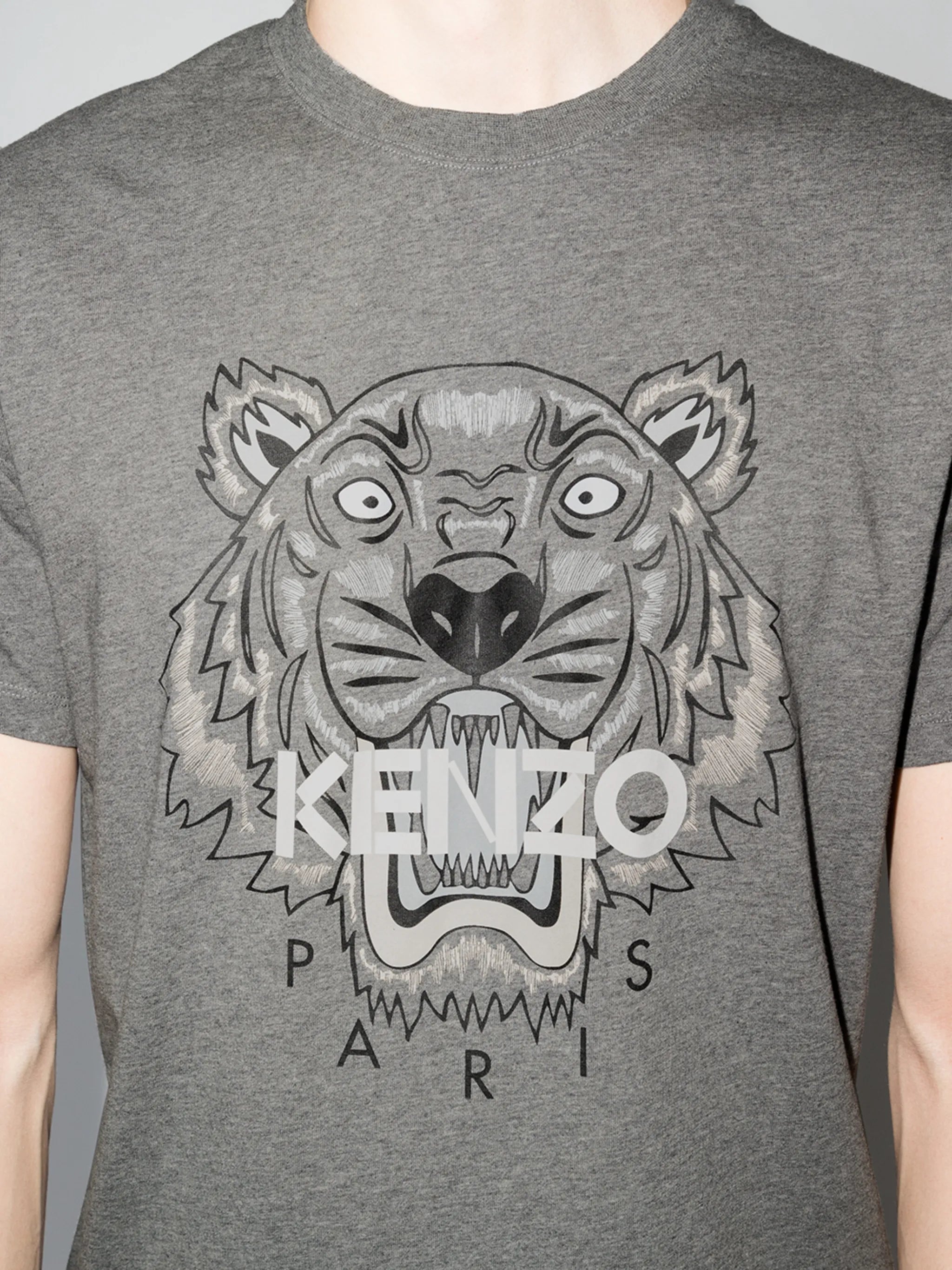 Tiger-motif T-shirt