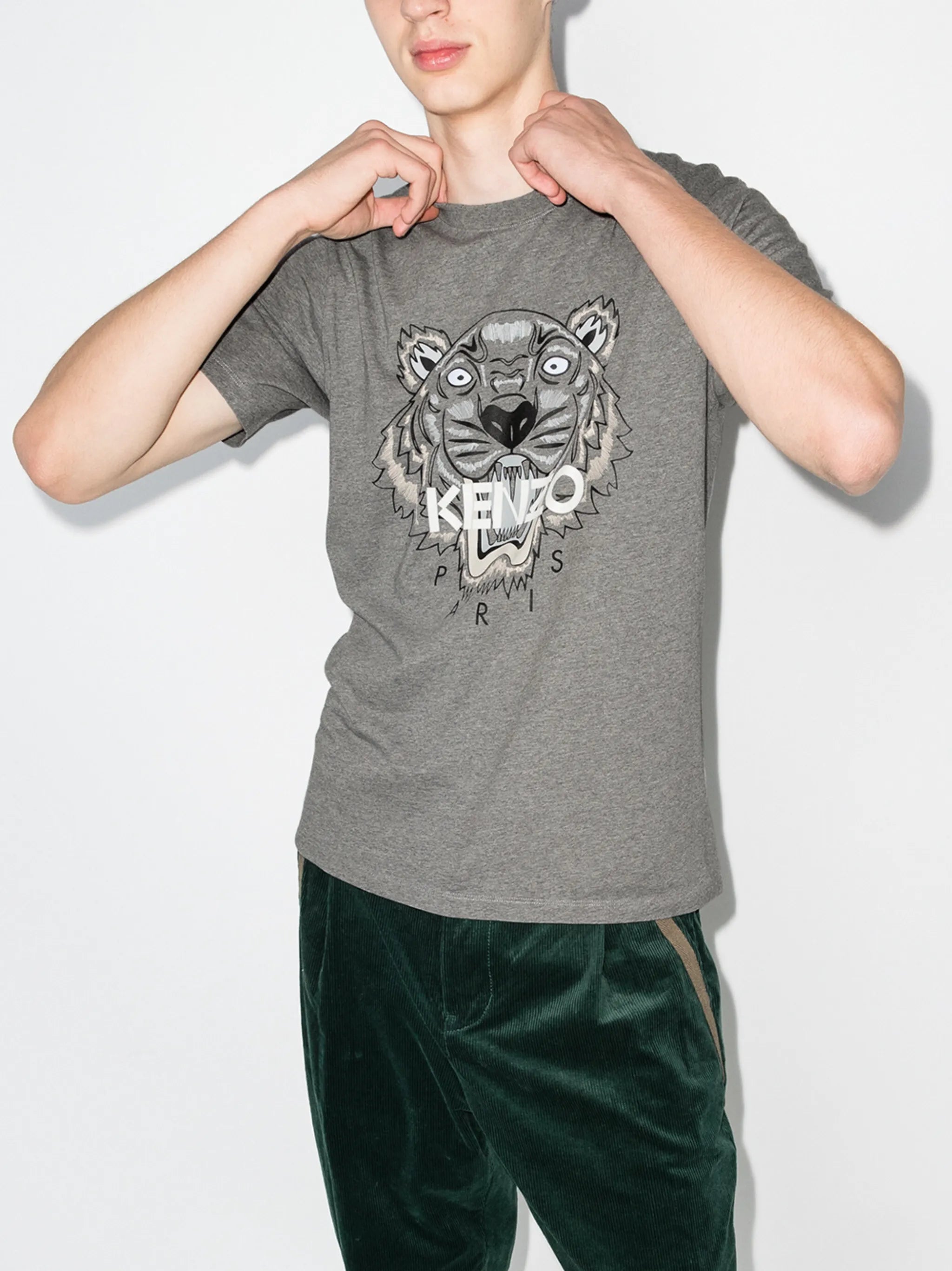 Tiger-motif T-shirt