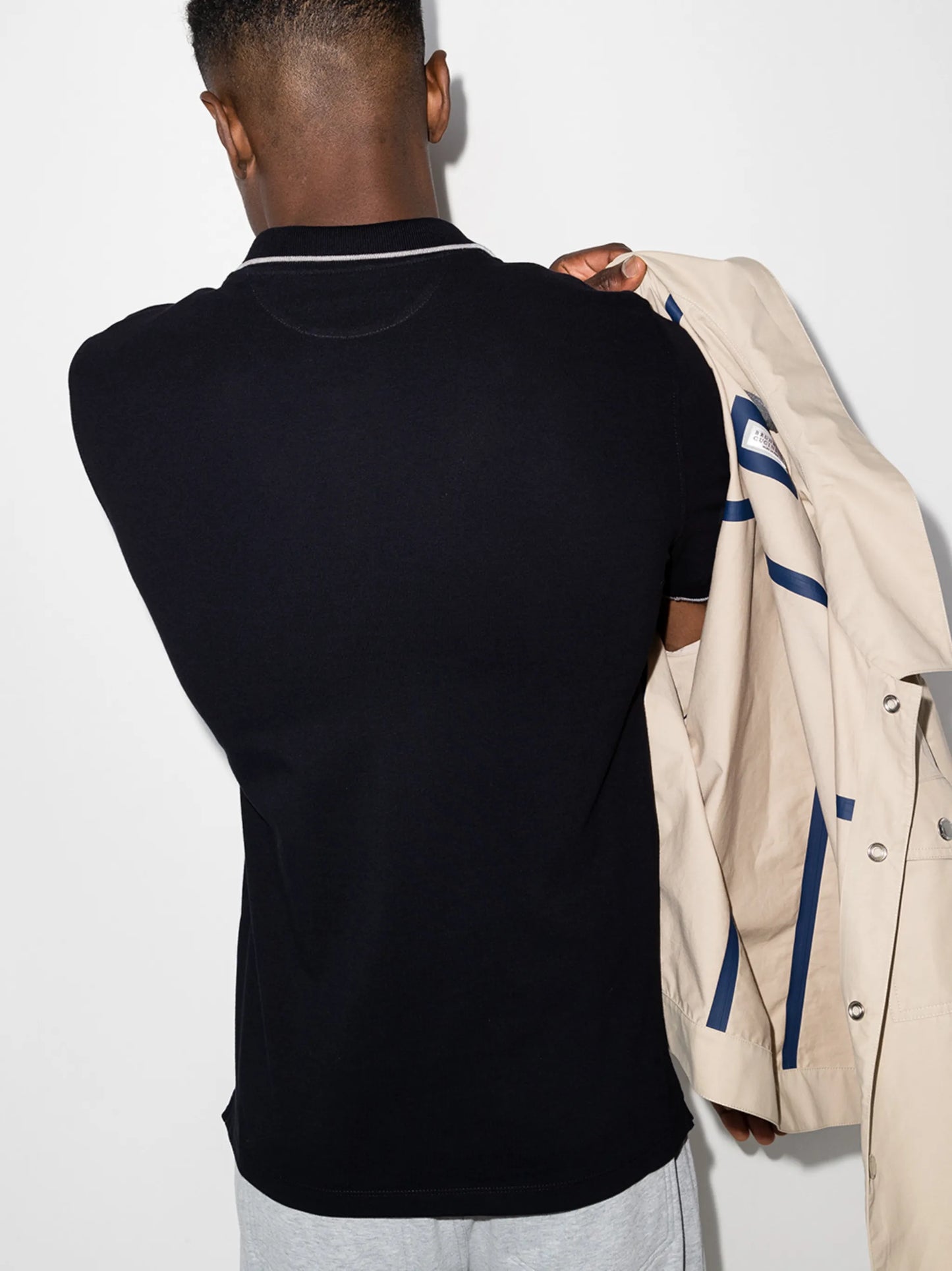 logo-embroidered polo shirt