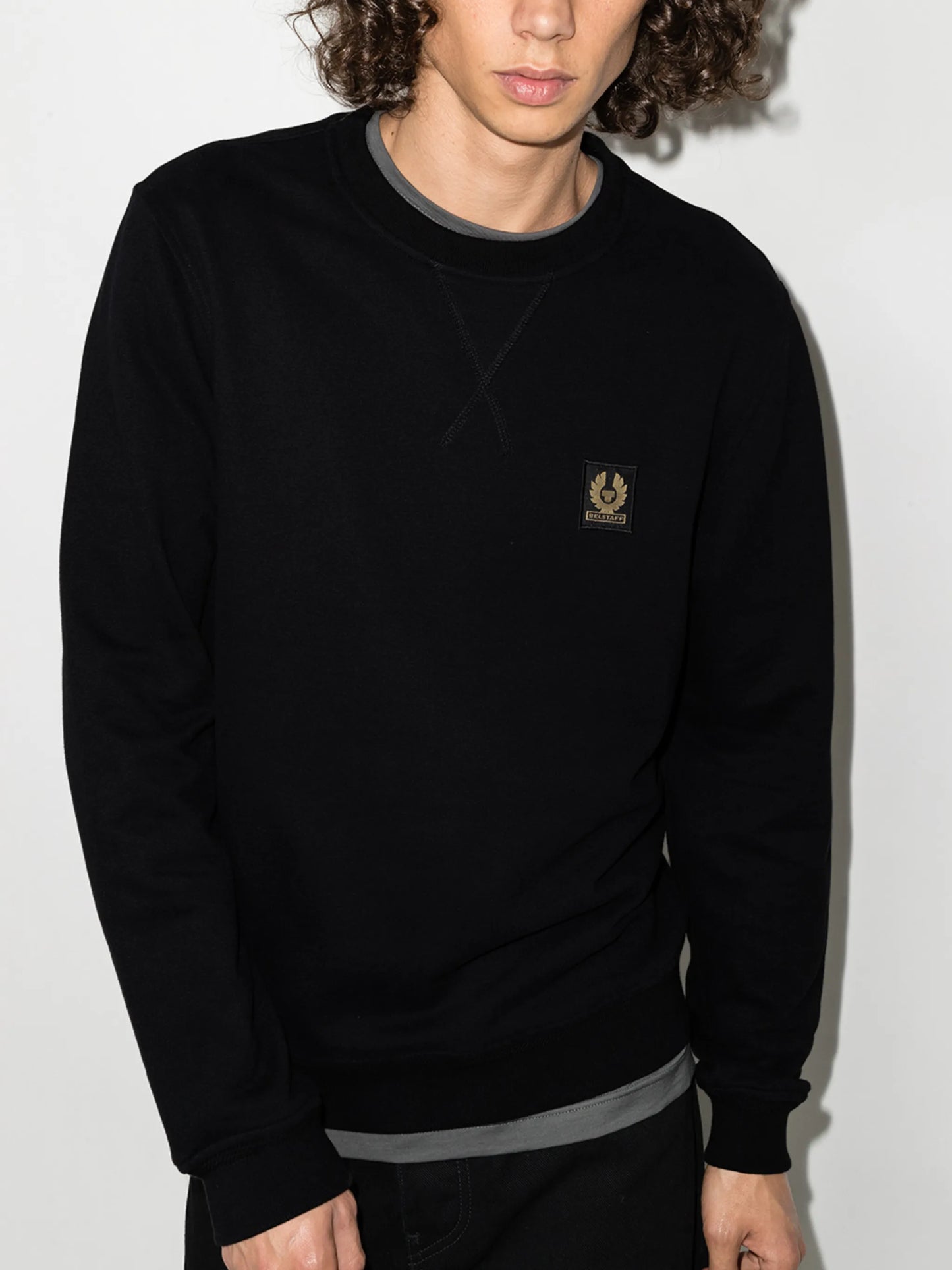 logo-patch sweatshirt
