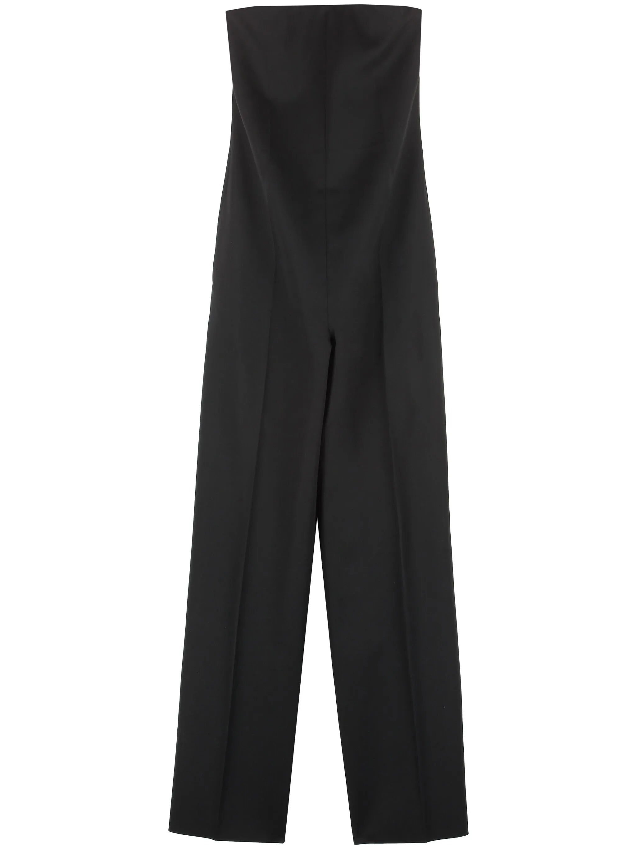 strapless wide-leg jumpsuit