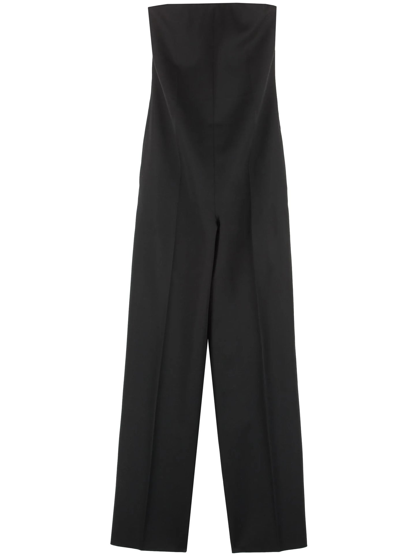 strapless wide-leg jumpsuit