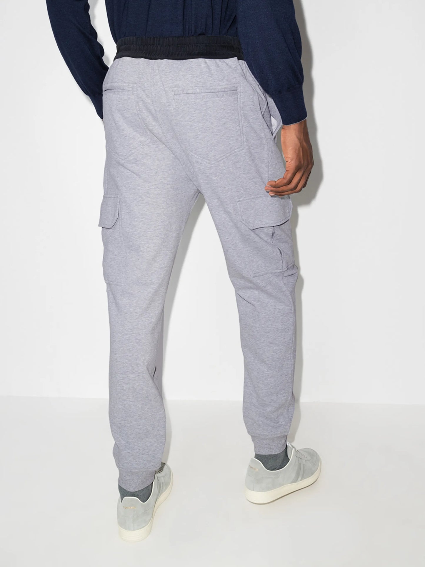 tapered drawstring track pants