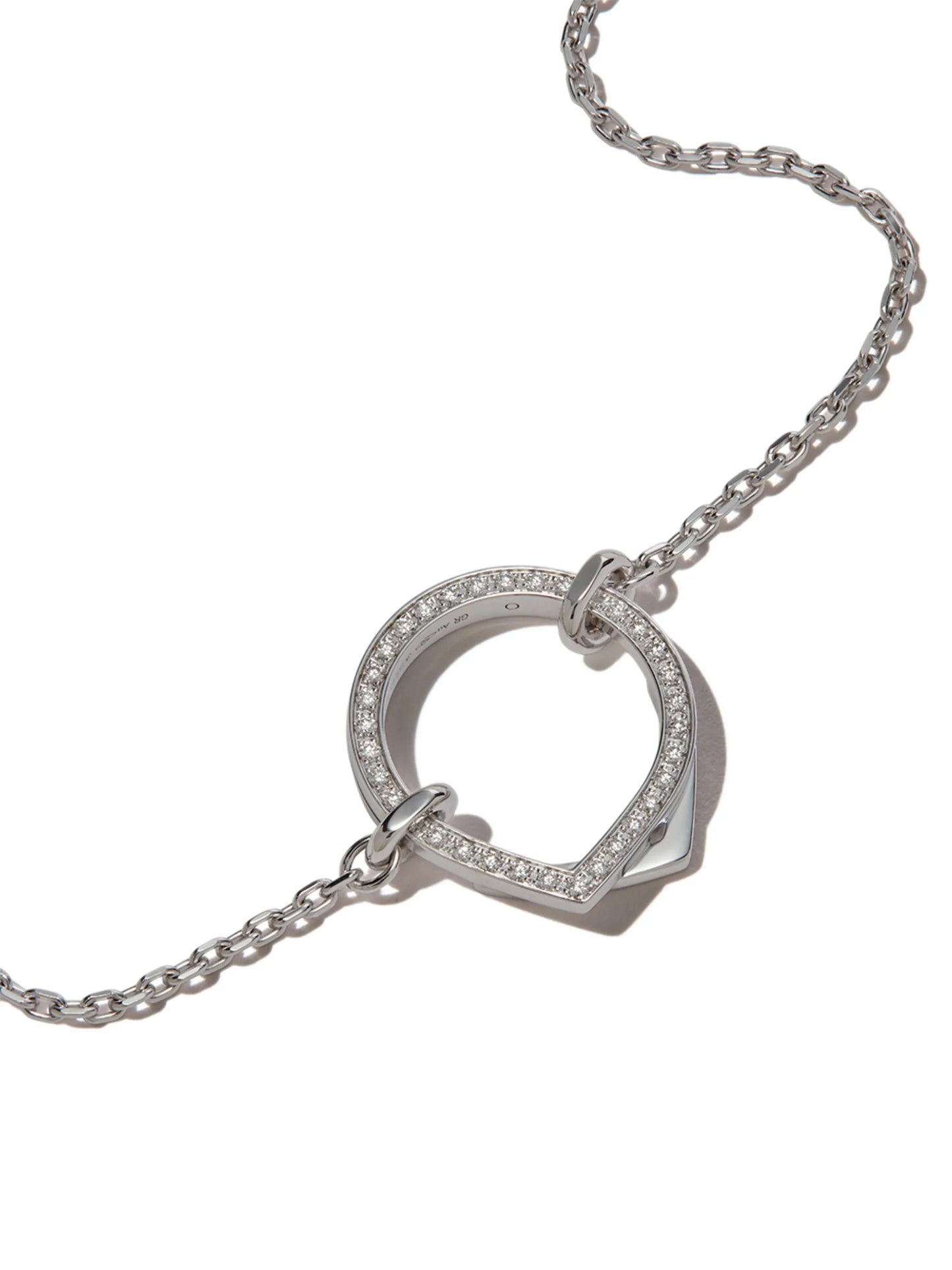 18kt white gold Antifer diamond bracelet