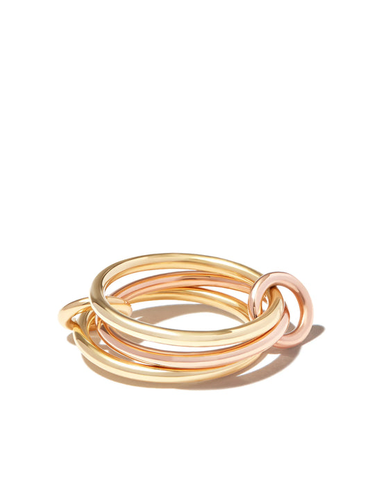 18kt yellow gold Solarium ring
