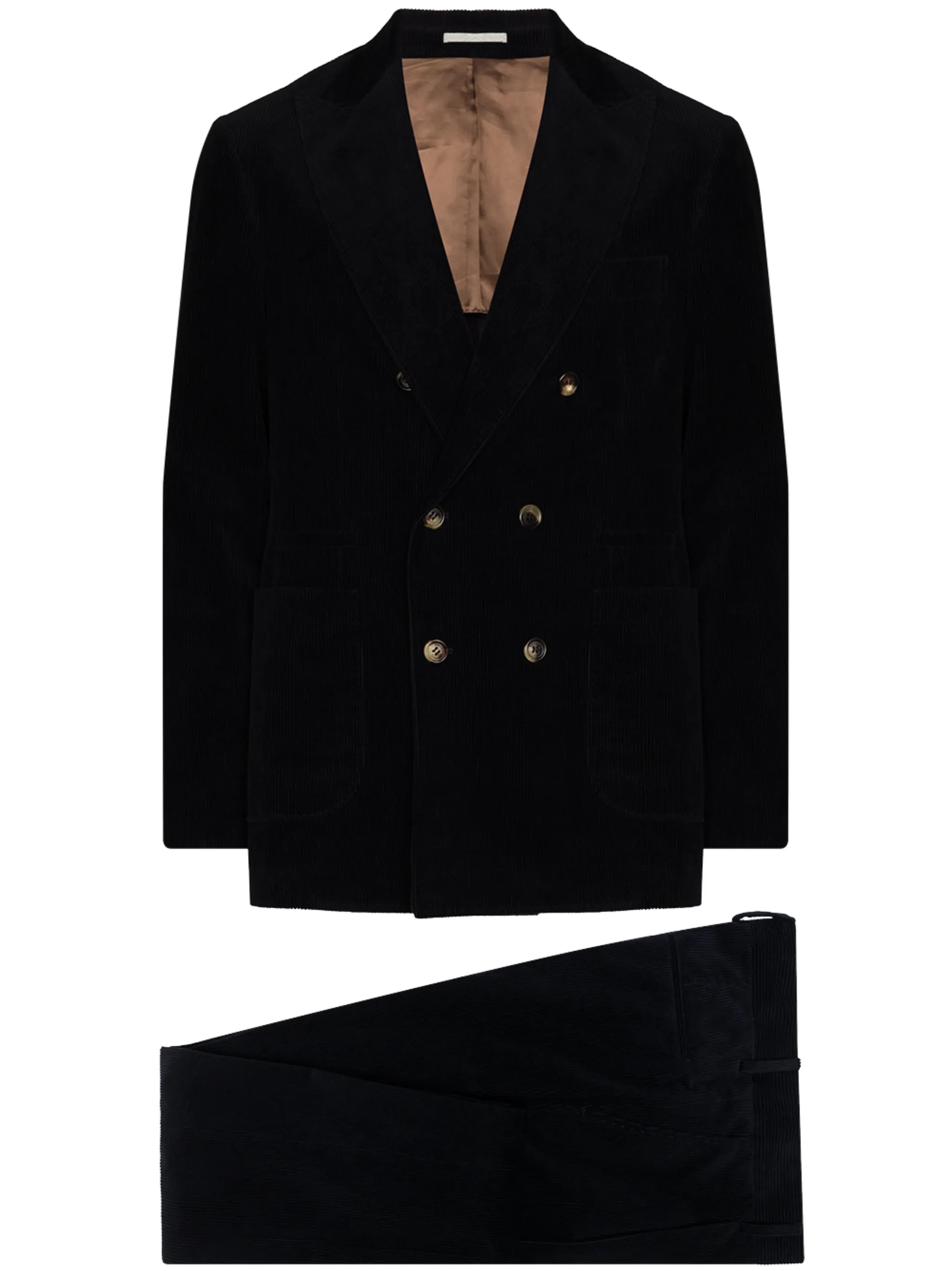 two-piece corduroy suit