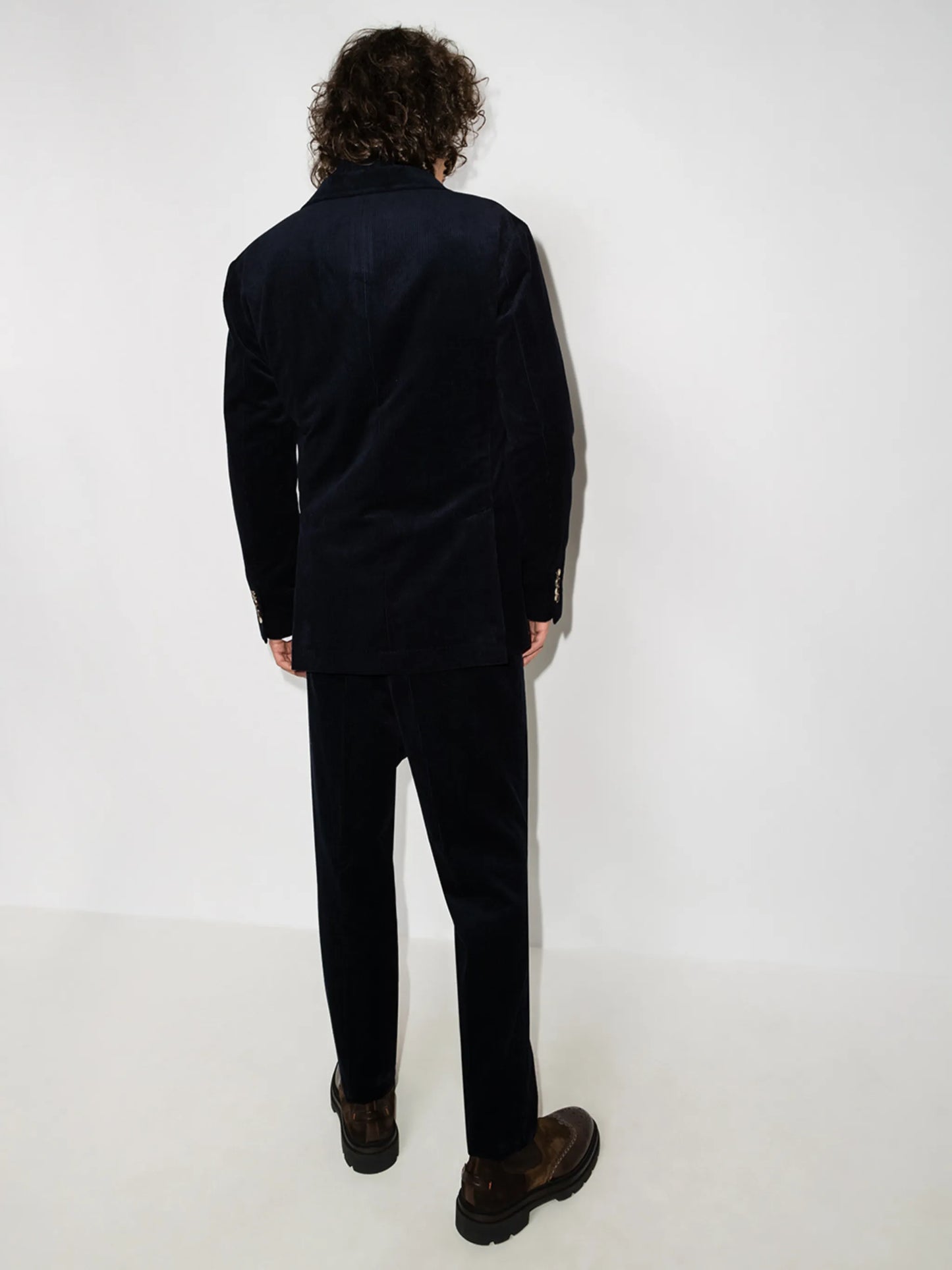 two-piece corduroy suit
