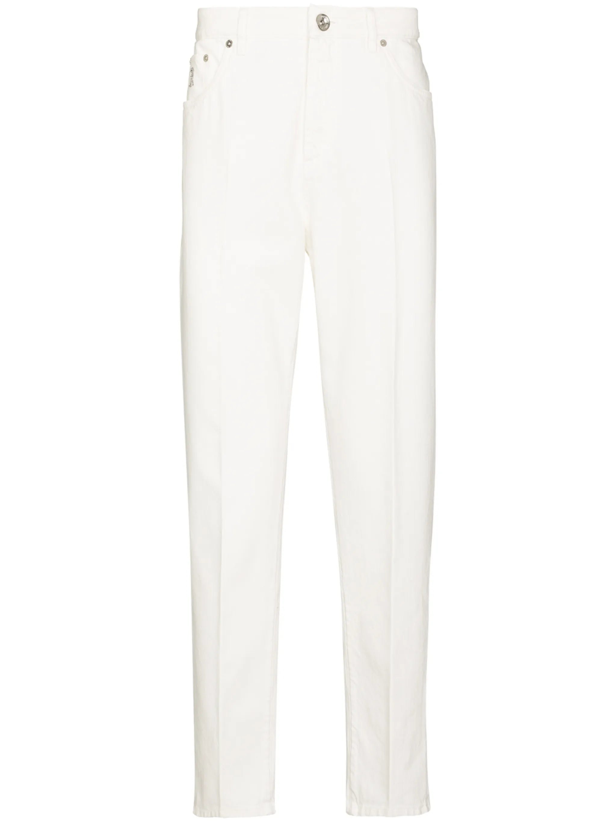 dyed-effect trousers