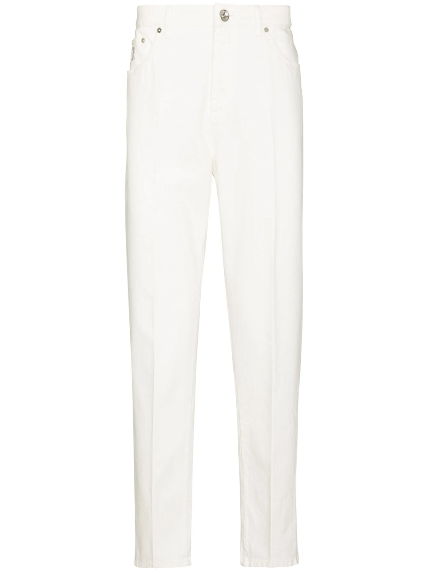 dyed-effect trousers