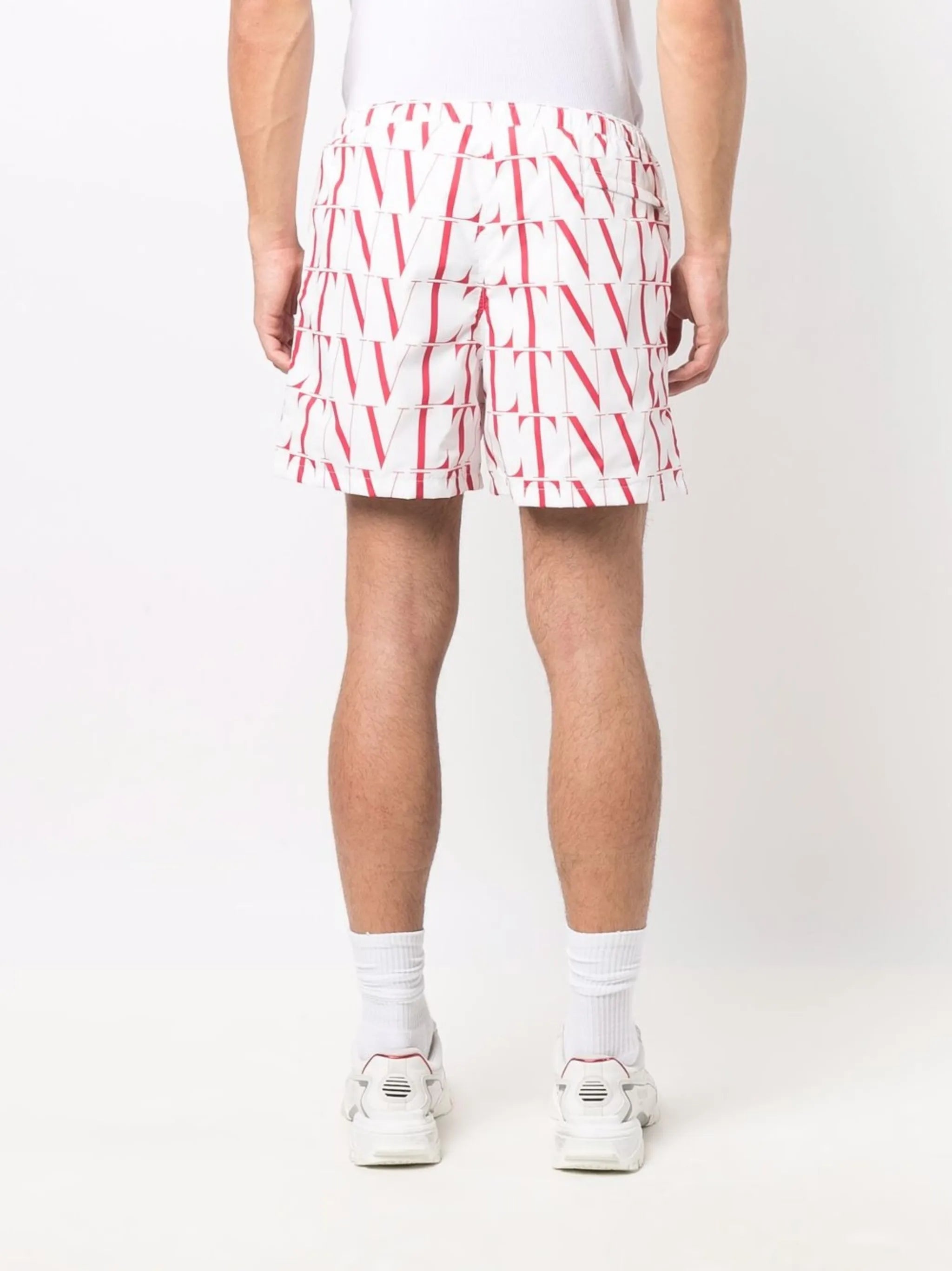 VLTN-print swim shorts